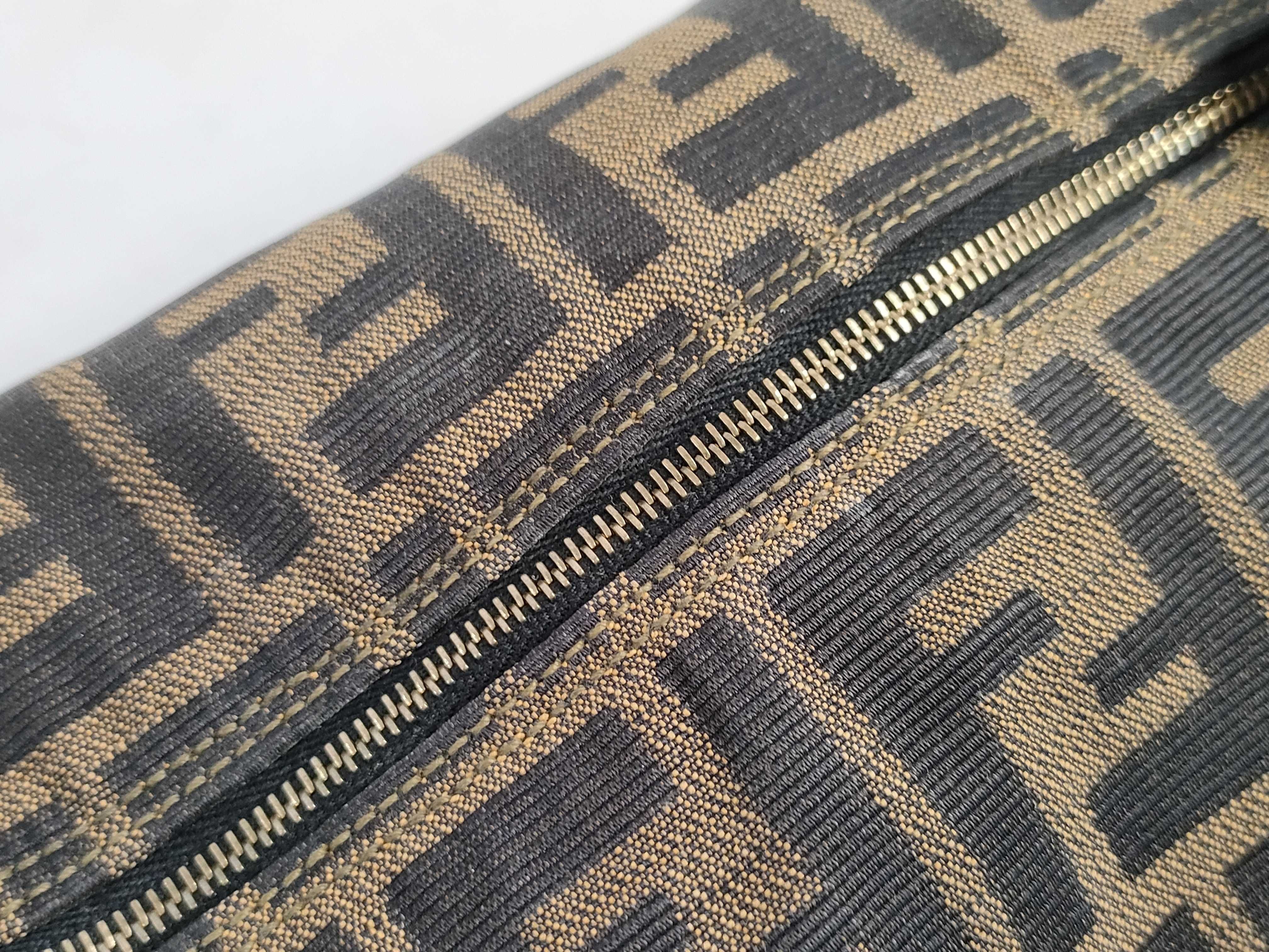 Zucca pattern Fendi vanity accessory pouch Zucca mini vanity bag — view 8