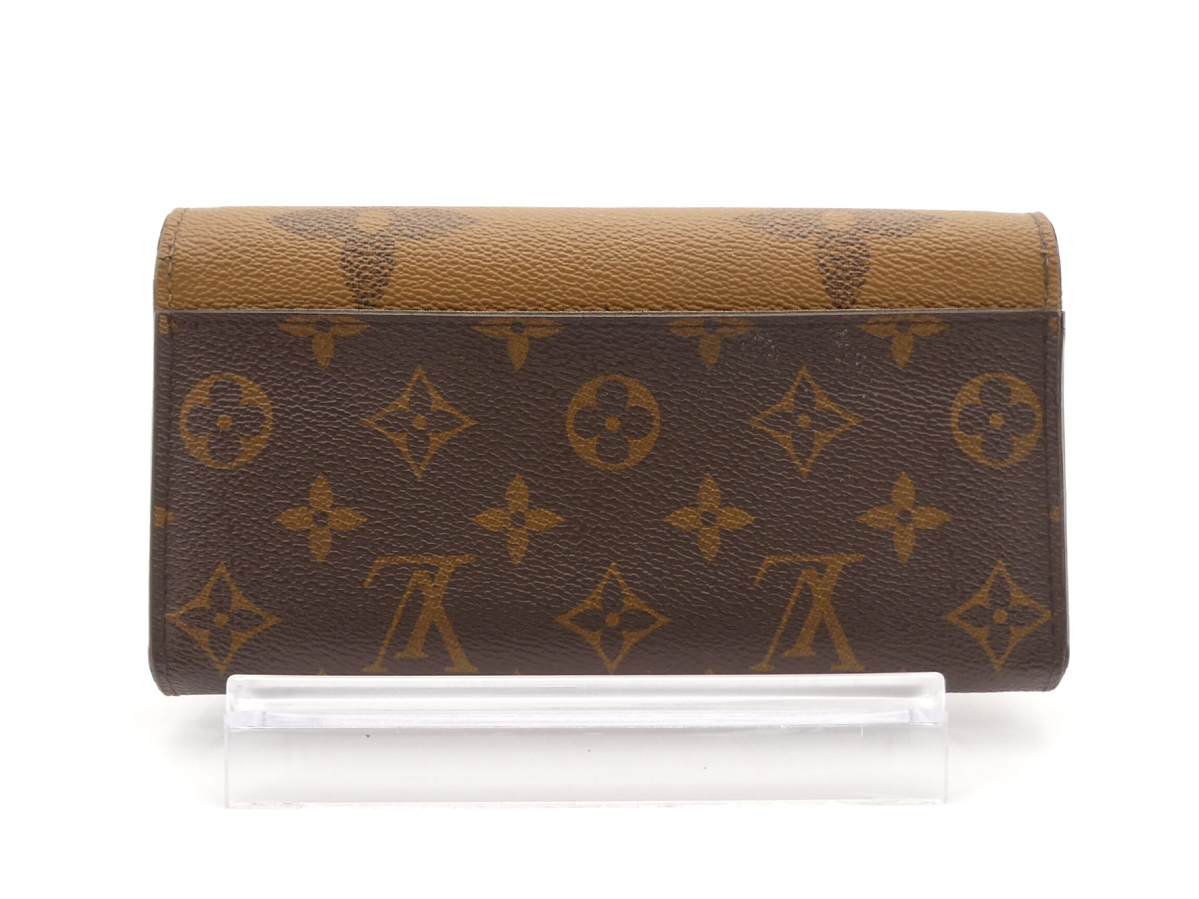 Monogram Giant Reverse Portefeuille Sarah Wallet (IC sensor enabled) — view 2