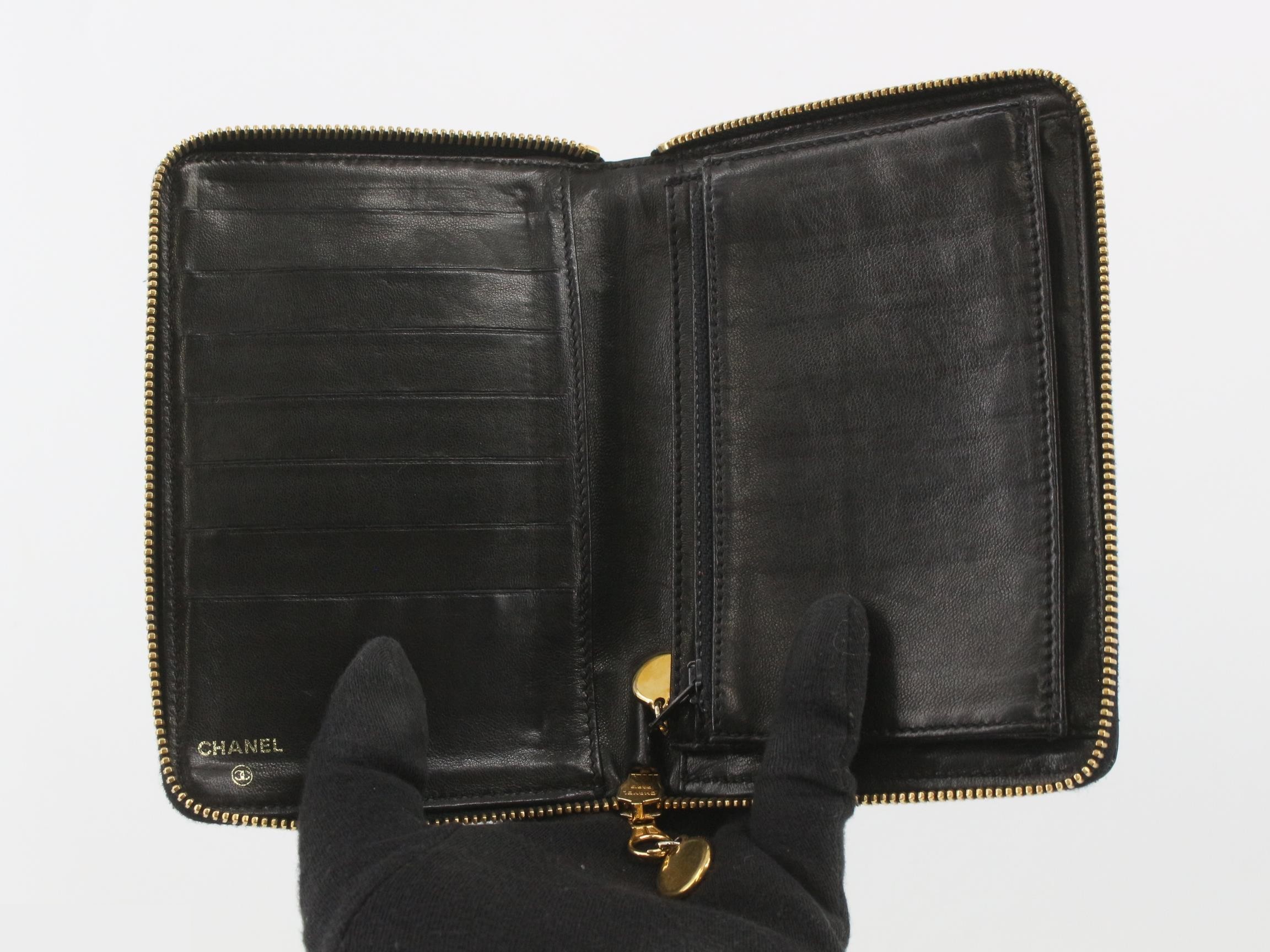 Long wallet, patent leather, black — view 4
