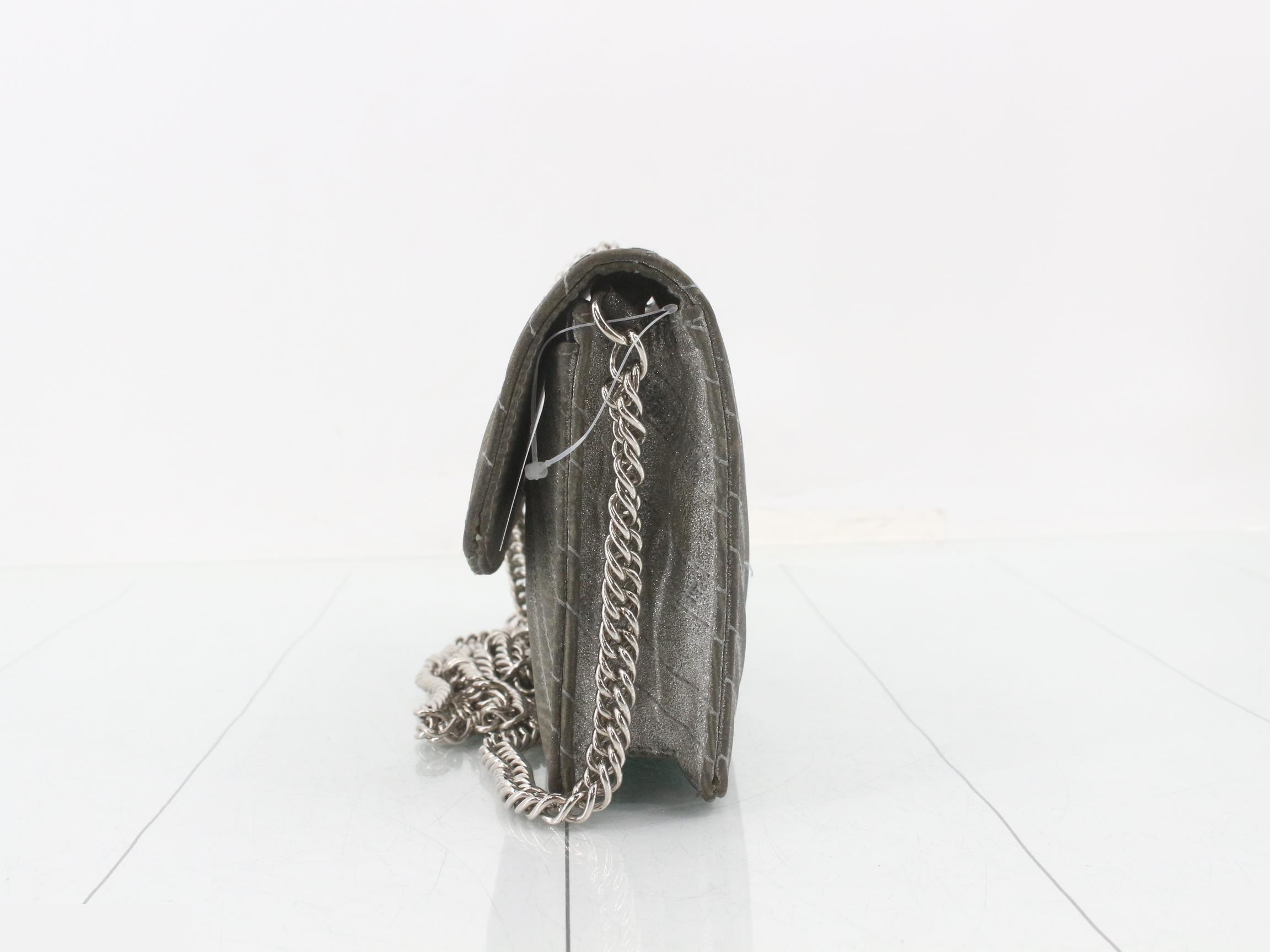 BB Logo Glitter Chain Wallet — view 3