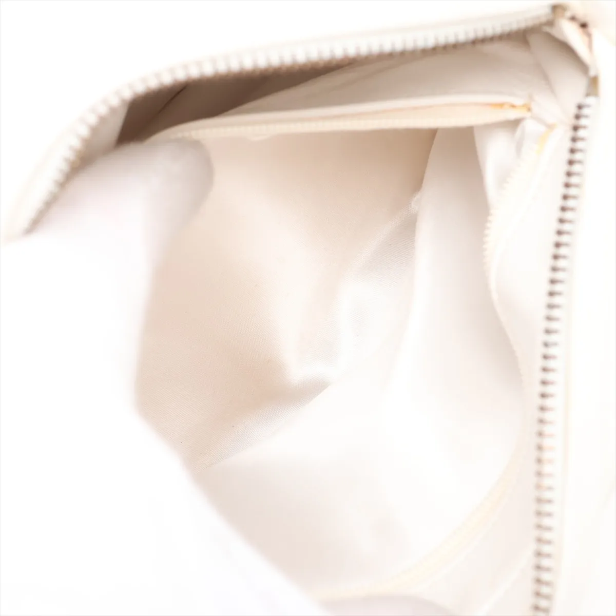 Coco Mark Lambskin Chain Shoulder Bag with Fringe, White, Gold Hardware, 0558792 (Serial Number 0) — view 7