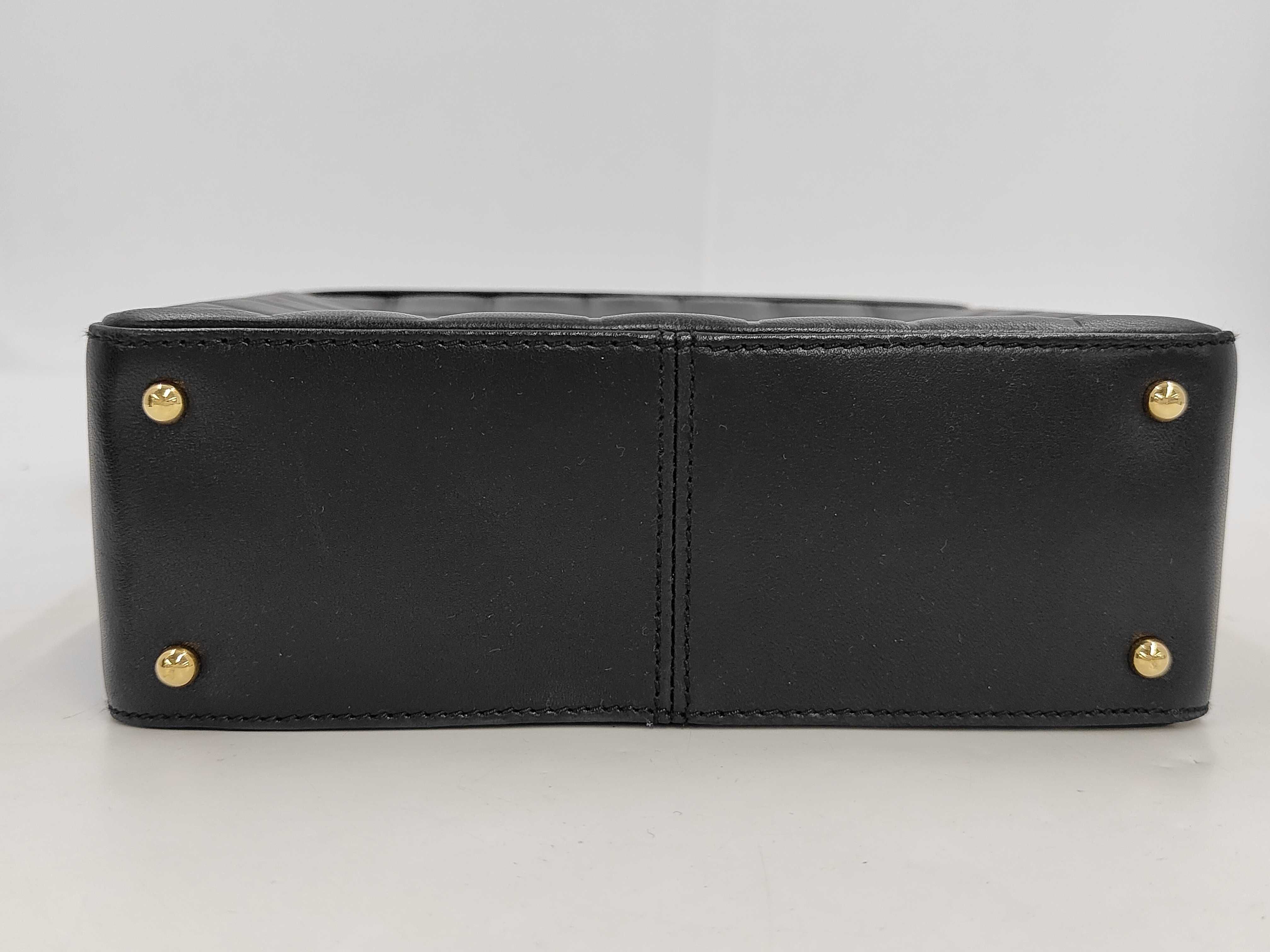 Chocolate Bar Large Coco Mark Lambskin Shoulder Bag — view 4