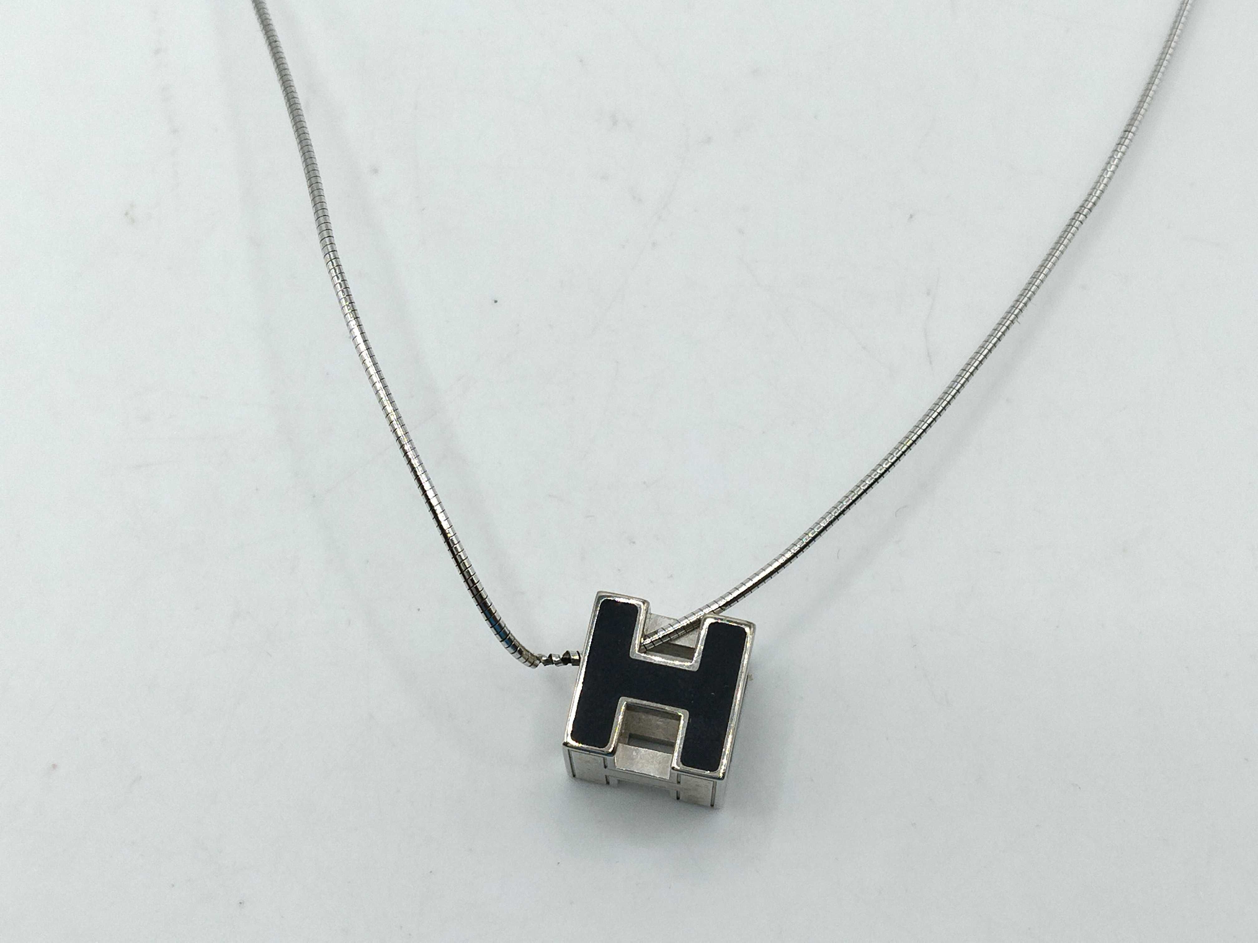 H-Cube Black Necklace — view 2