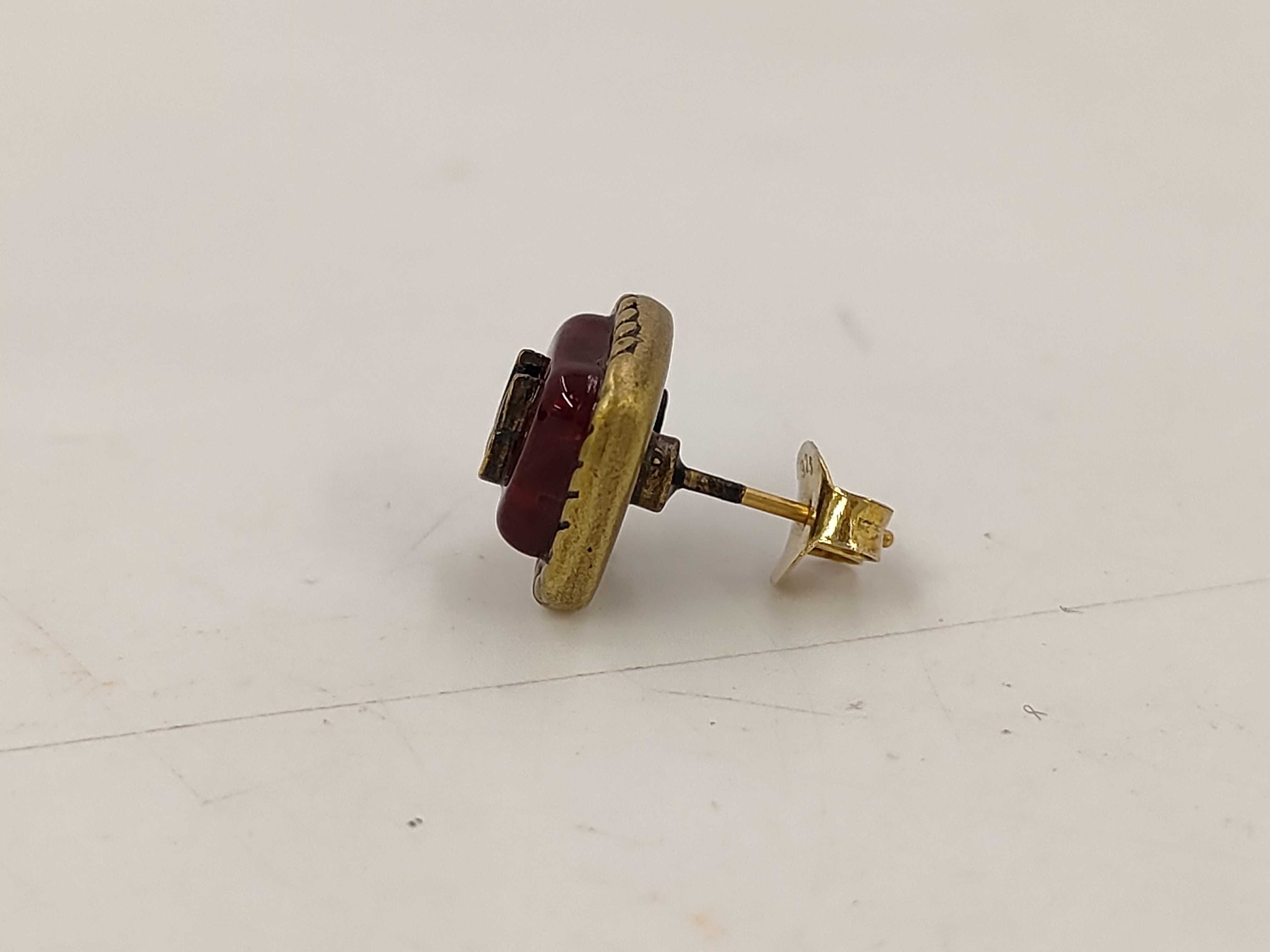 00A Coco Mark Gripoix Square Earrings — view 5