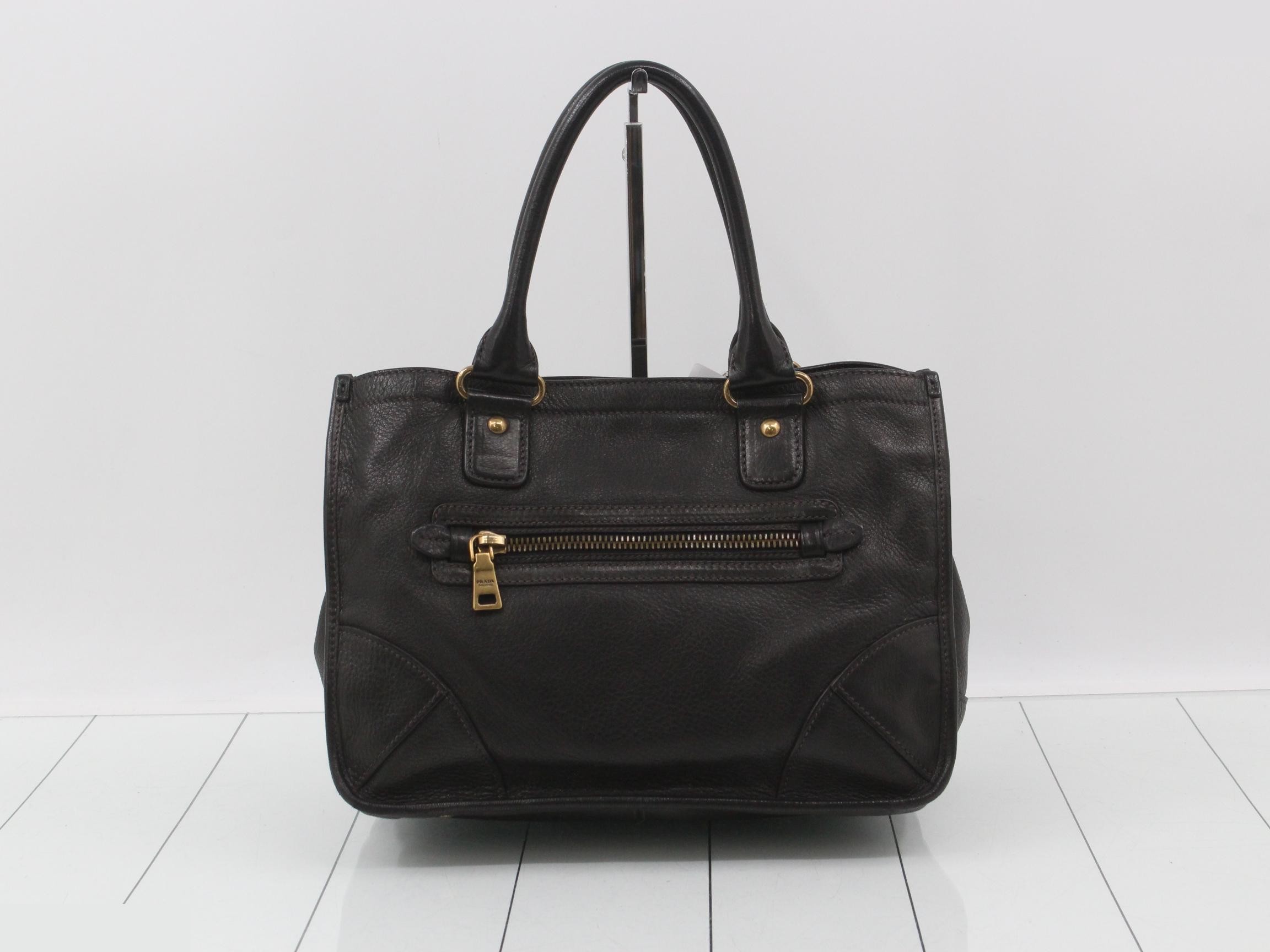 Leather, black, bag/handbag — view 2