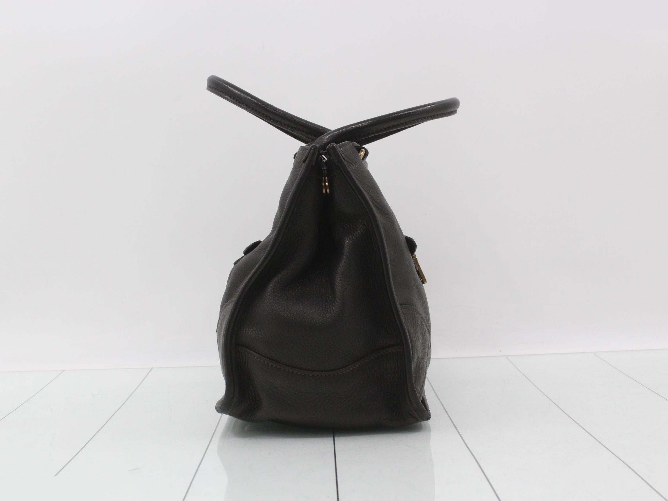 Leather, black, bag/handbag — view 3