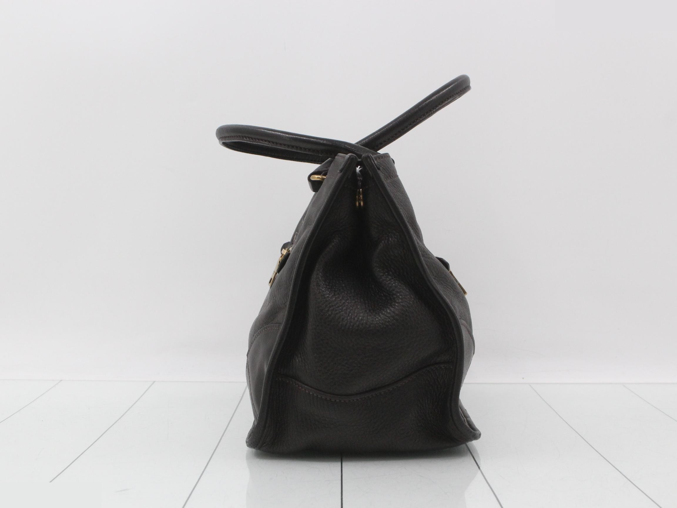 Leather, black, bag/handbag — view 4