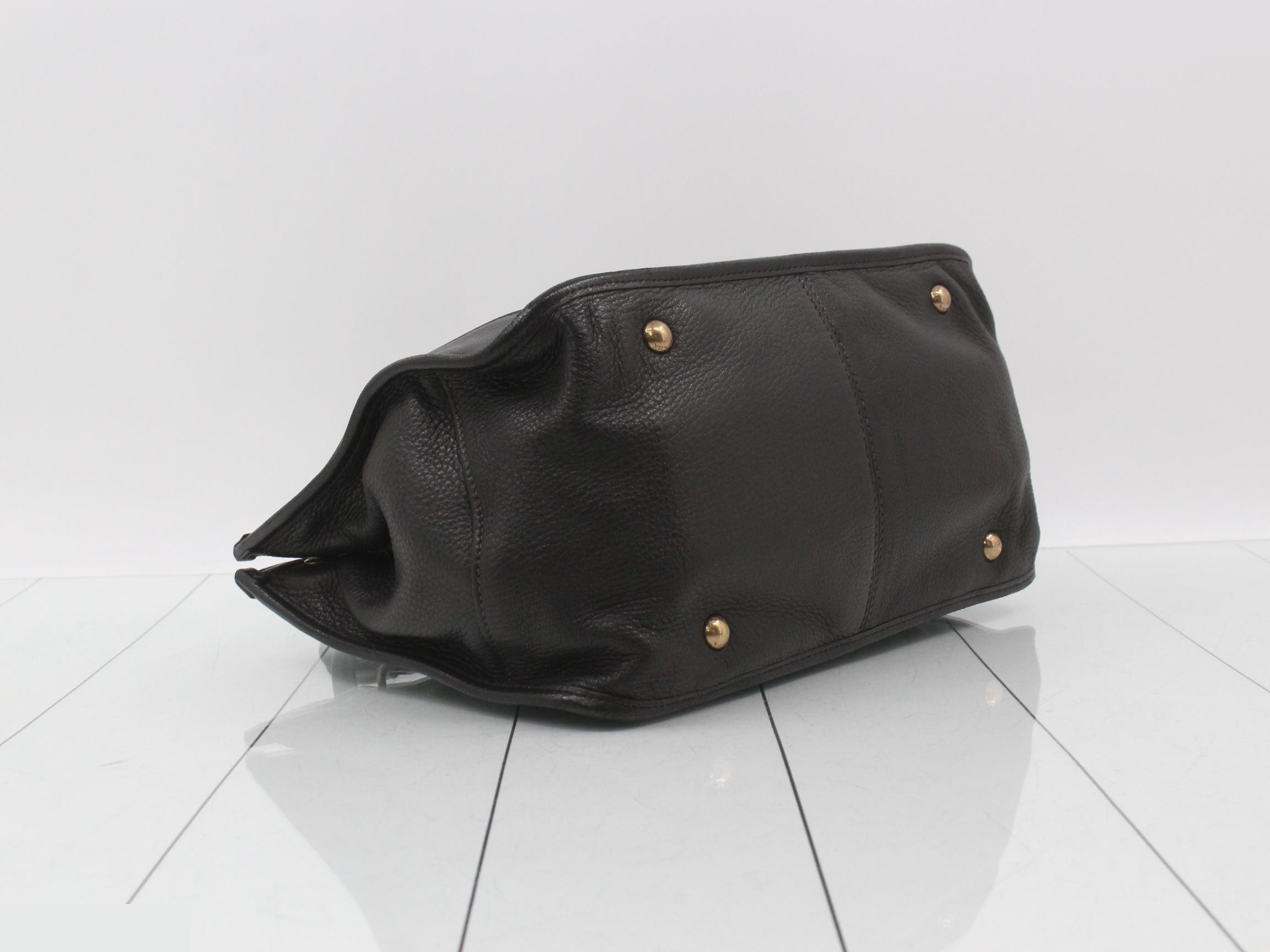 Leather, black, bag/handbag — view 5