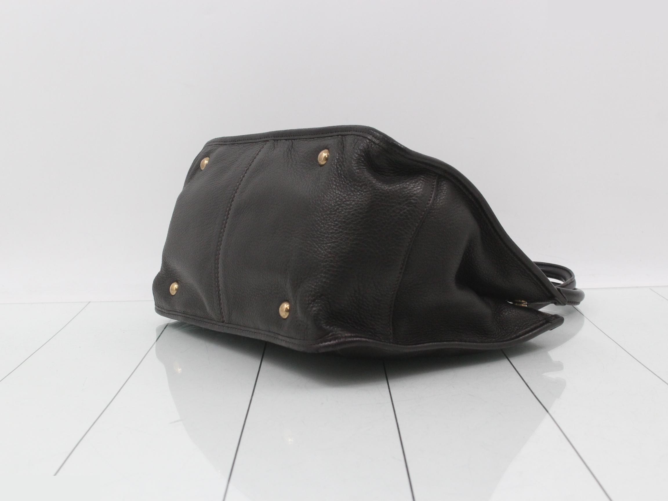 Leather, black, bag/handbag — view 6