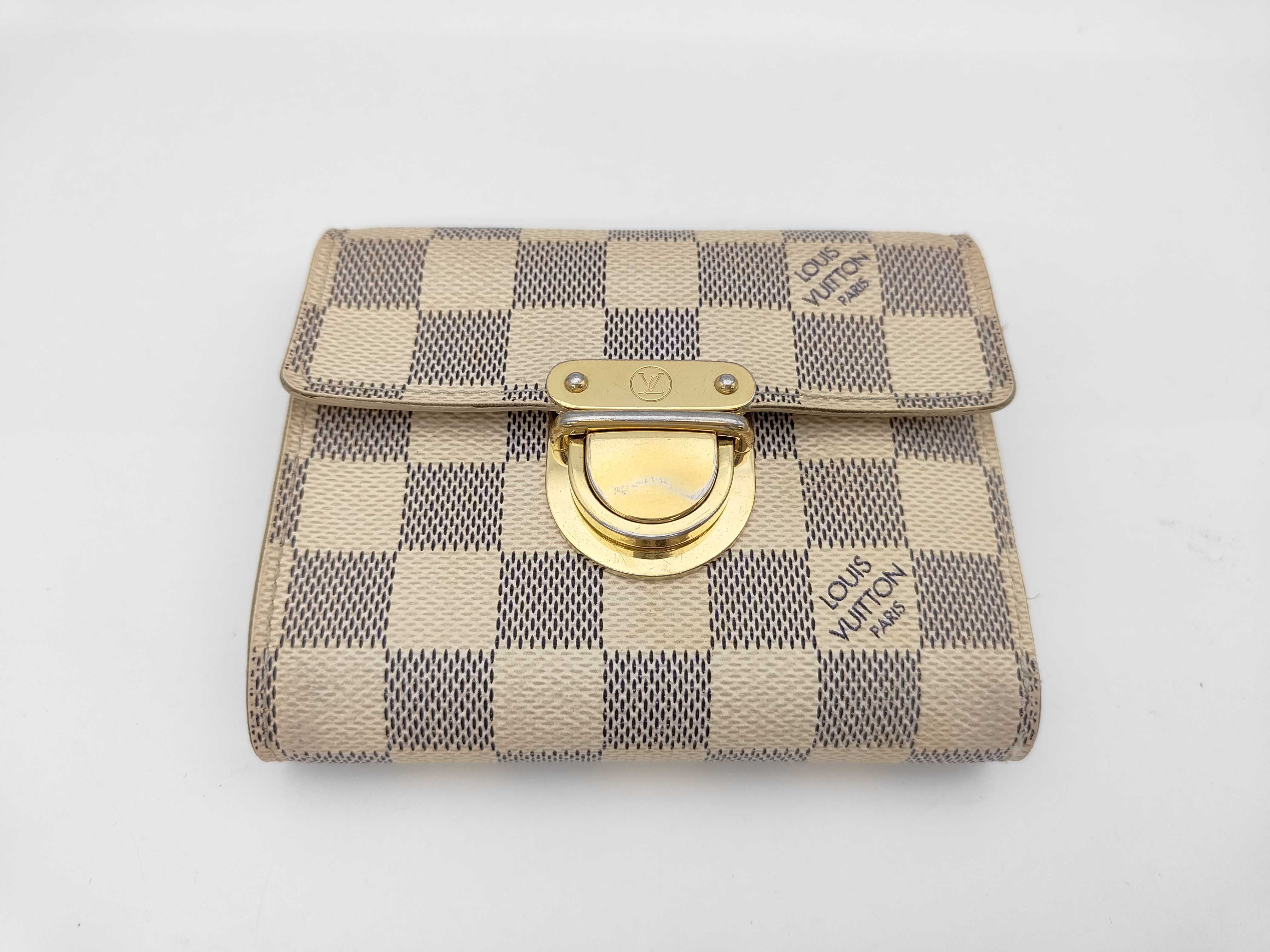 Damier Azur / Folding Wallet / PVC Wallet