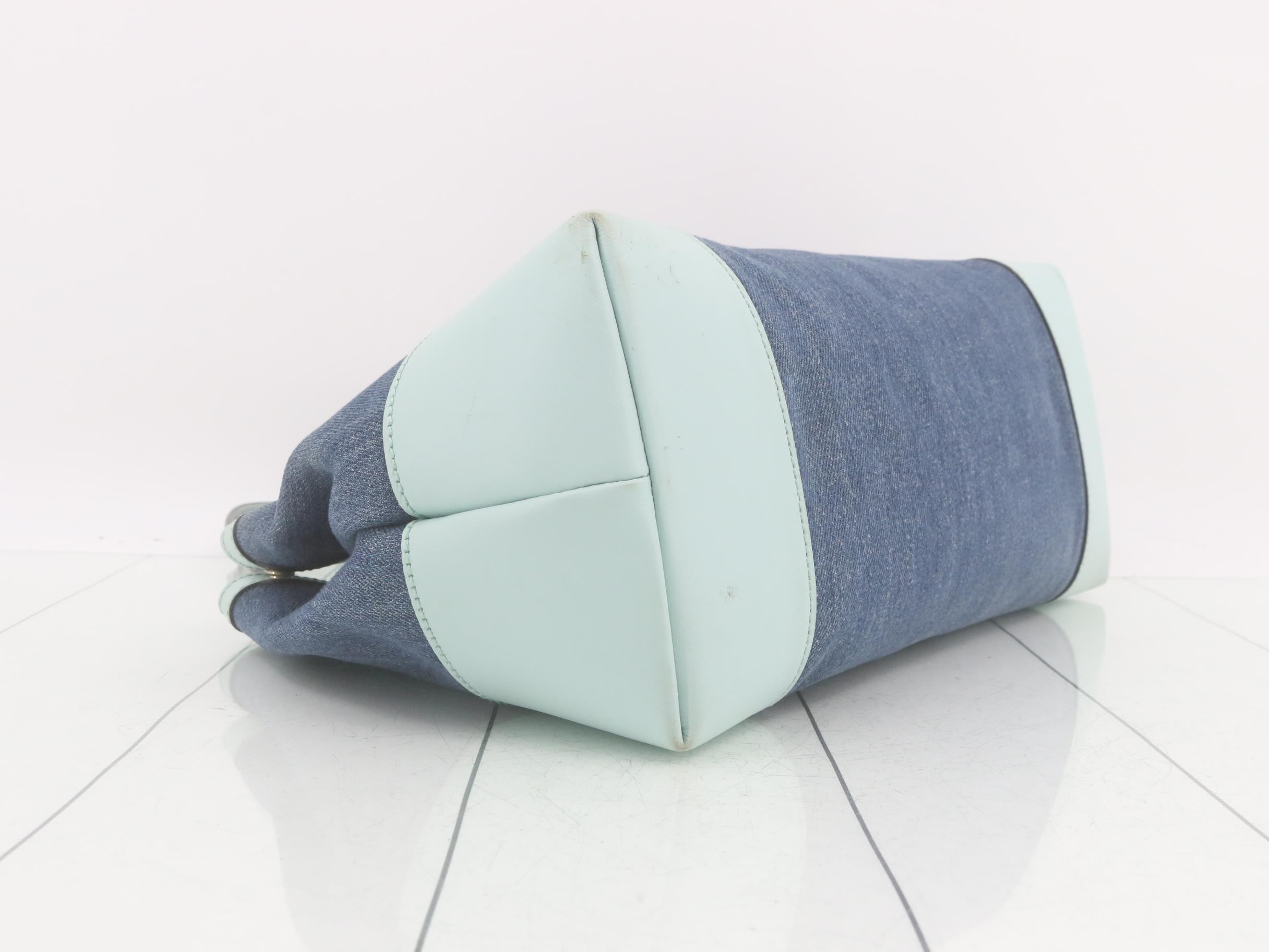 Craft Tote Bag Japan Limited Denim Blue x Mint Green — view 5
