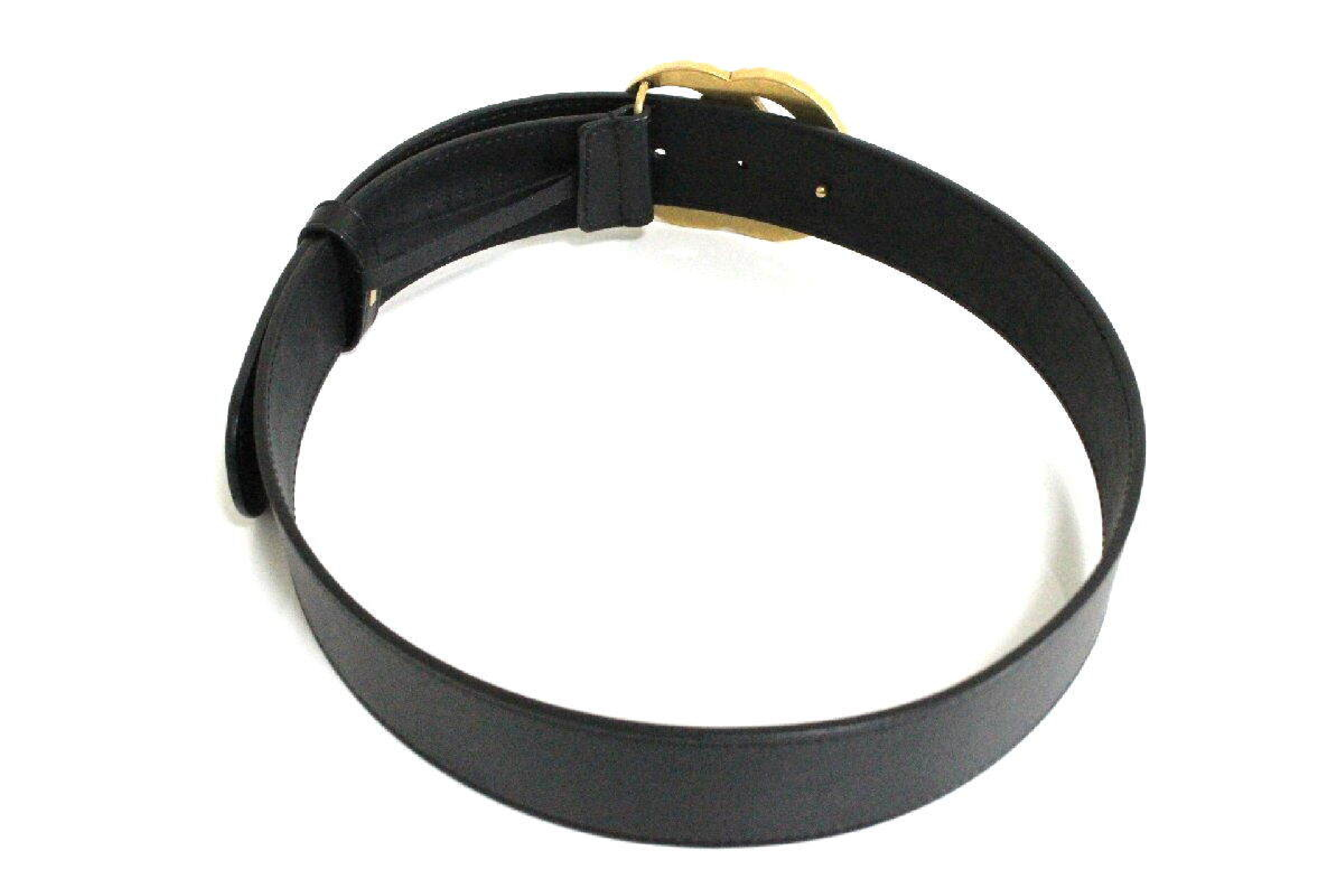 GG Marmont Belt with Pearl BLK 75cm Belt — view 3