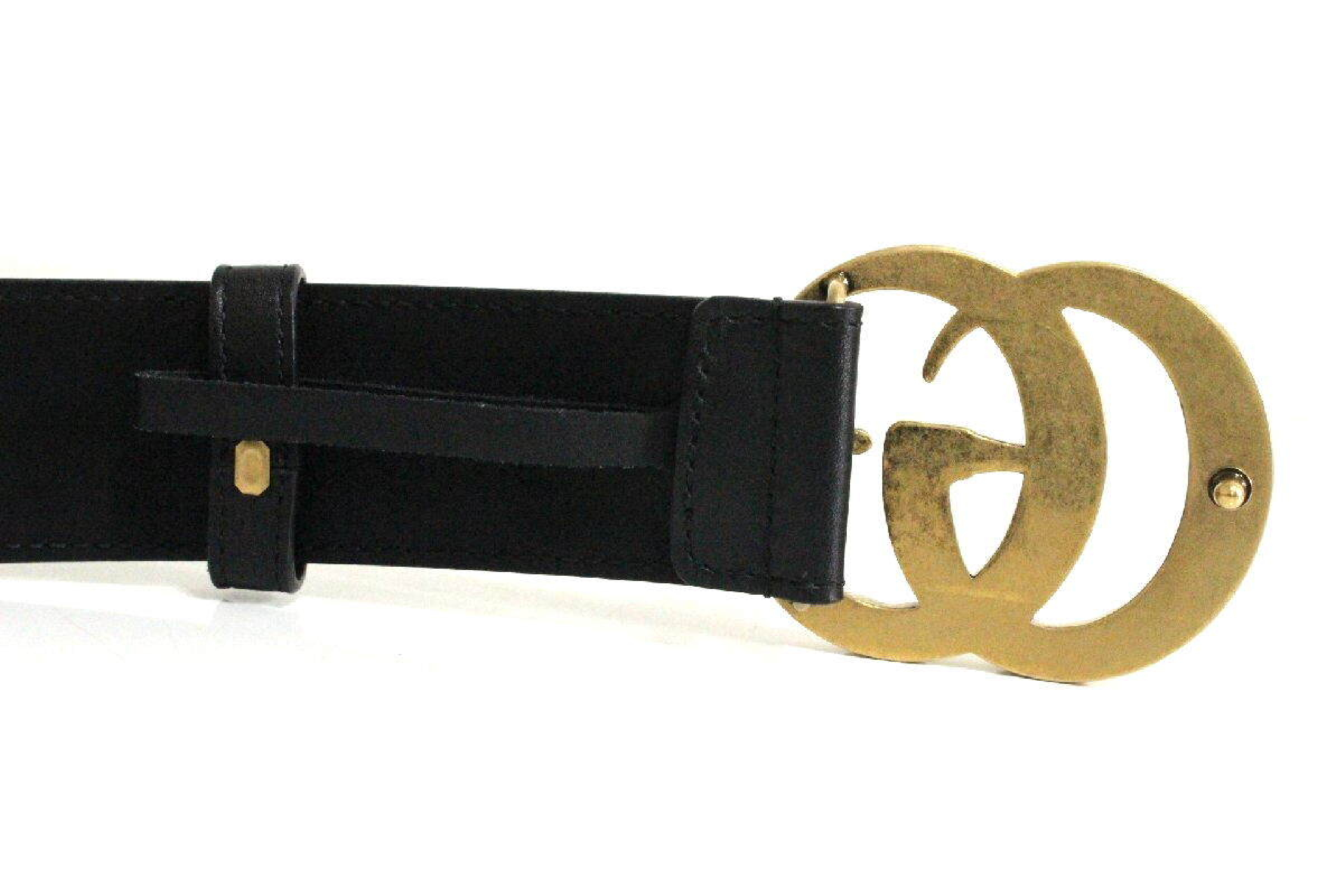 GG Marmont Belt with Pearl BLK 75cm Belt — view 5