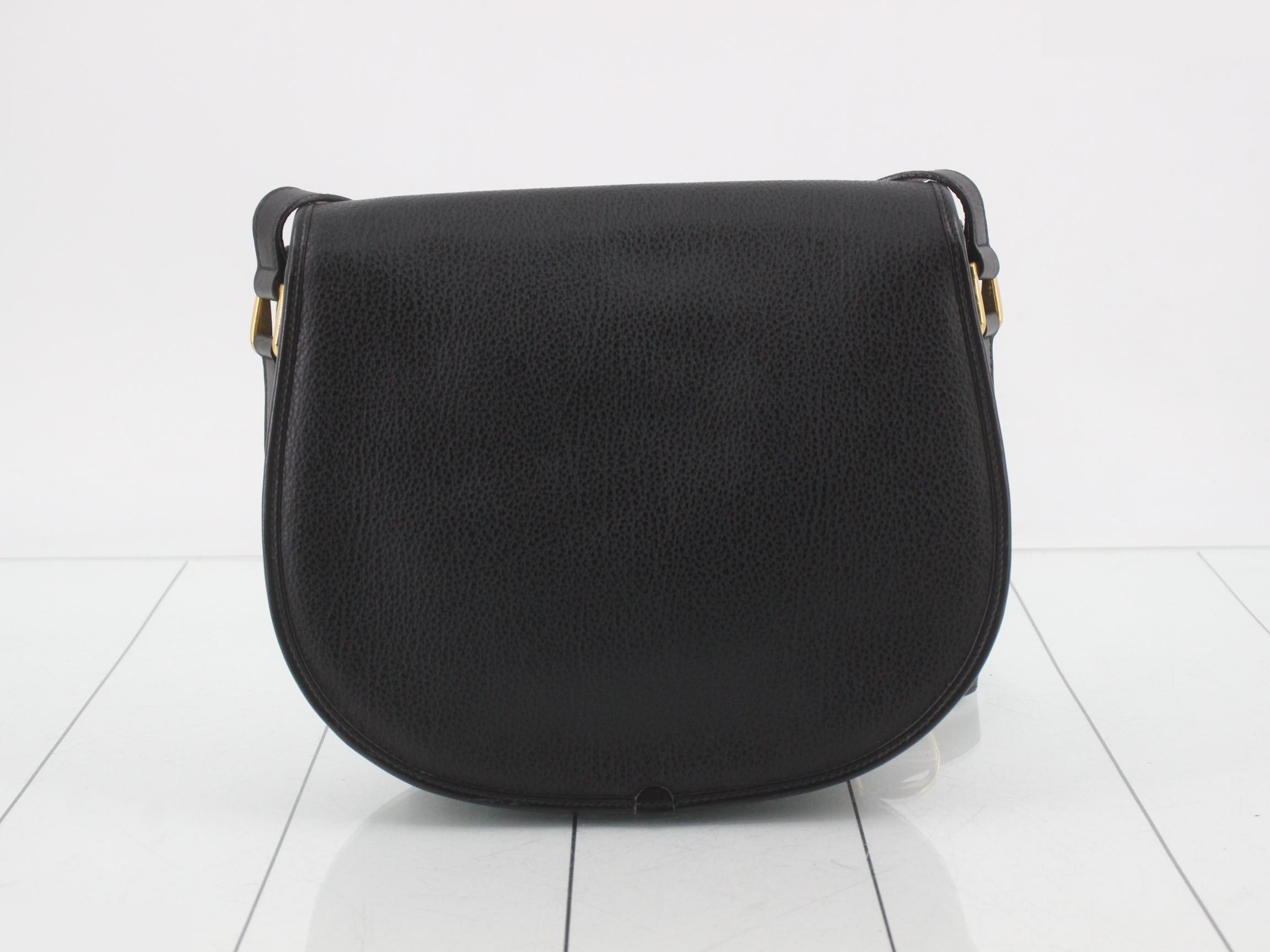 Interlocking Leather Shoulder Bag — view 2