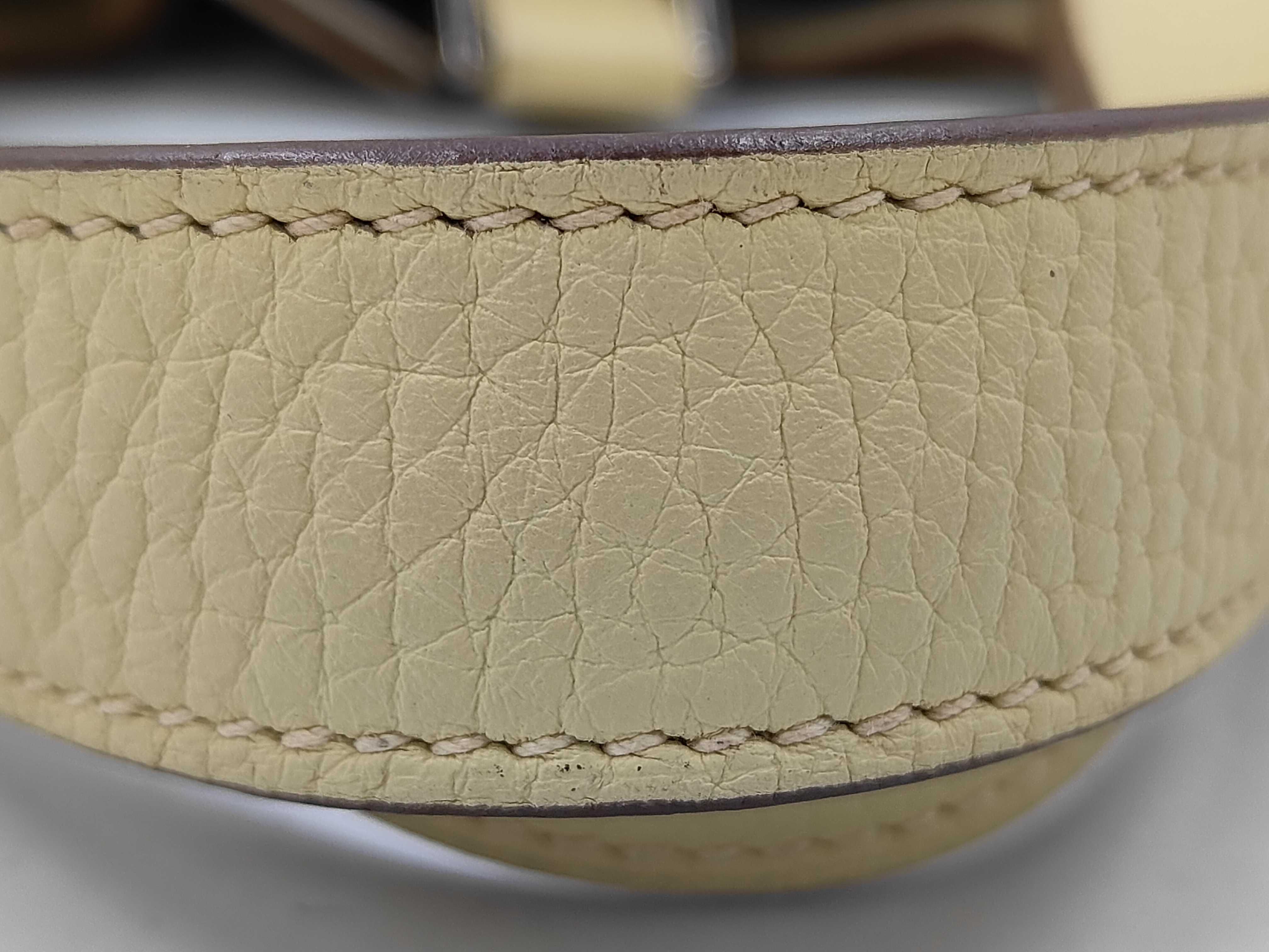 Picotin Lock PM Lime Yellow X Stamp Handbag — view 6
