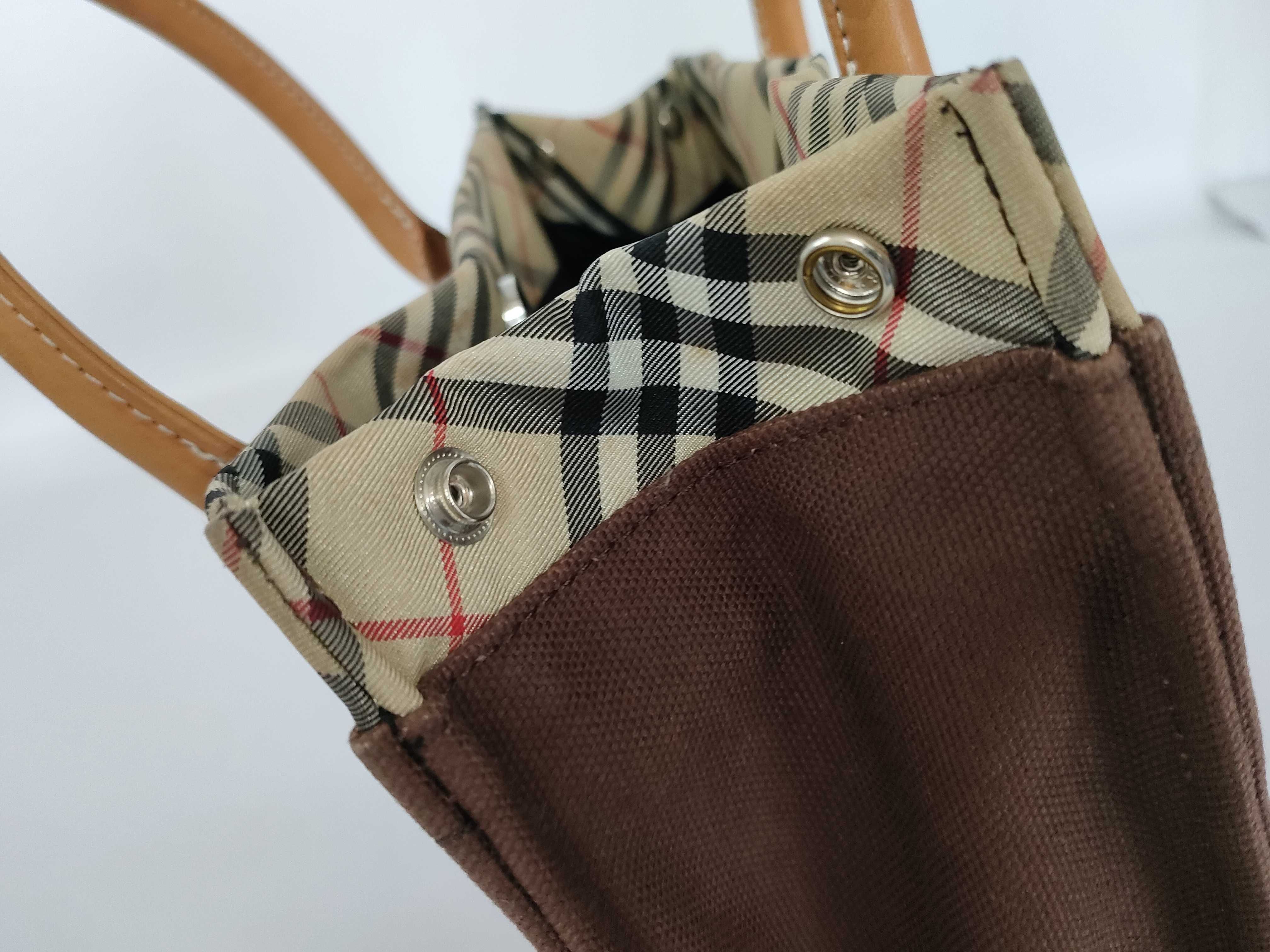 handbag, canvas, brown. — view 12