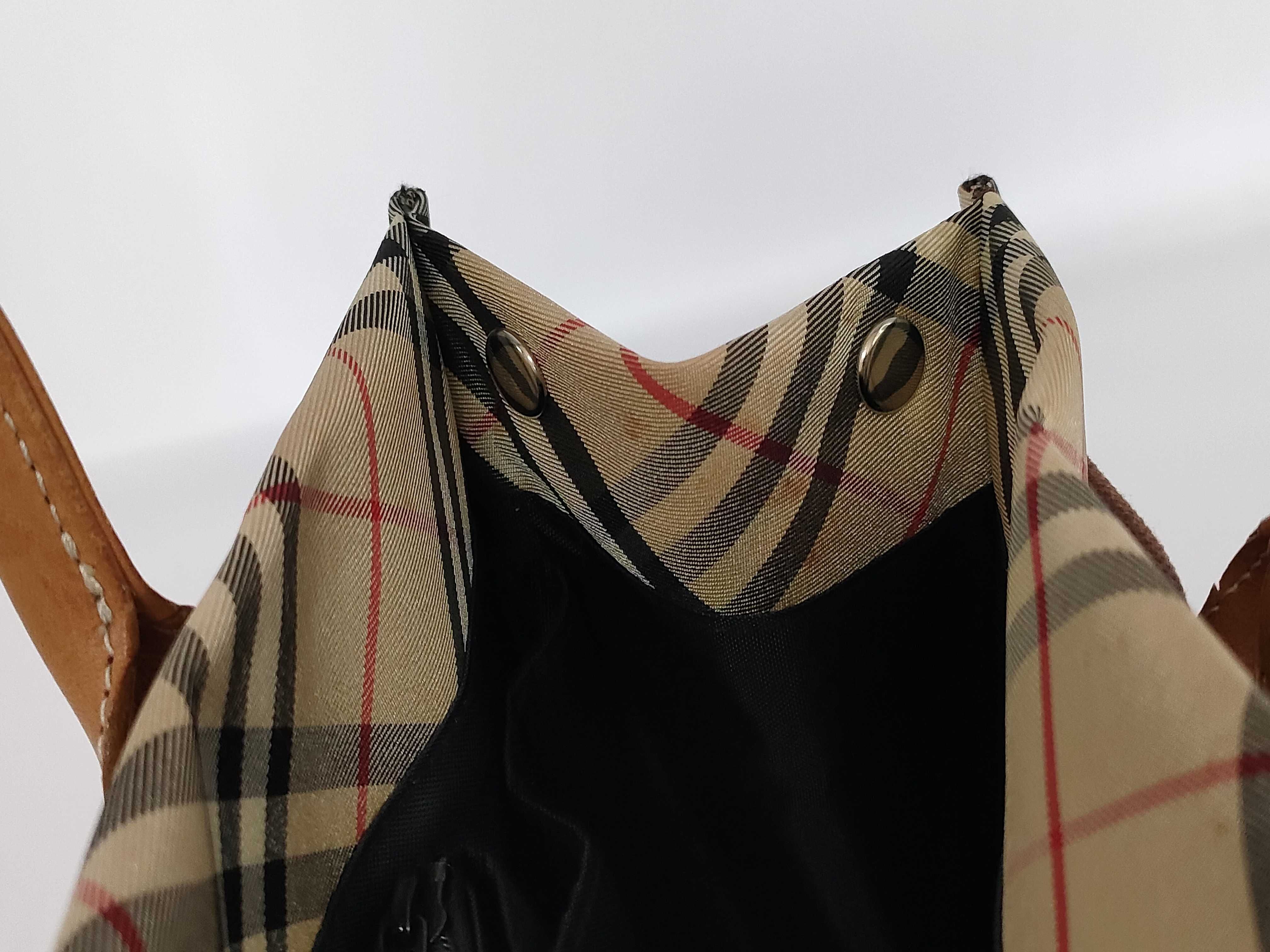 handbag, canvas, brown. — view 9