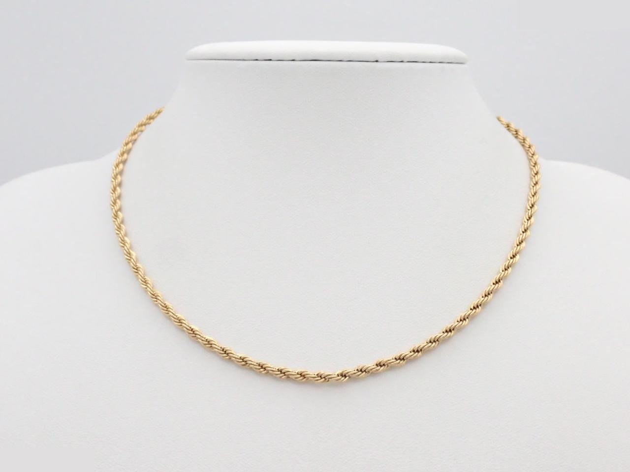 Gold Plated Necklace, Chain approximately 38cm — view 3