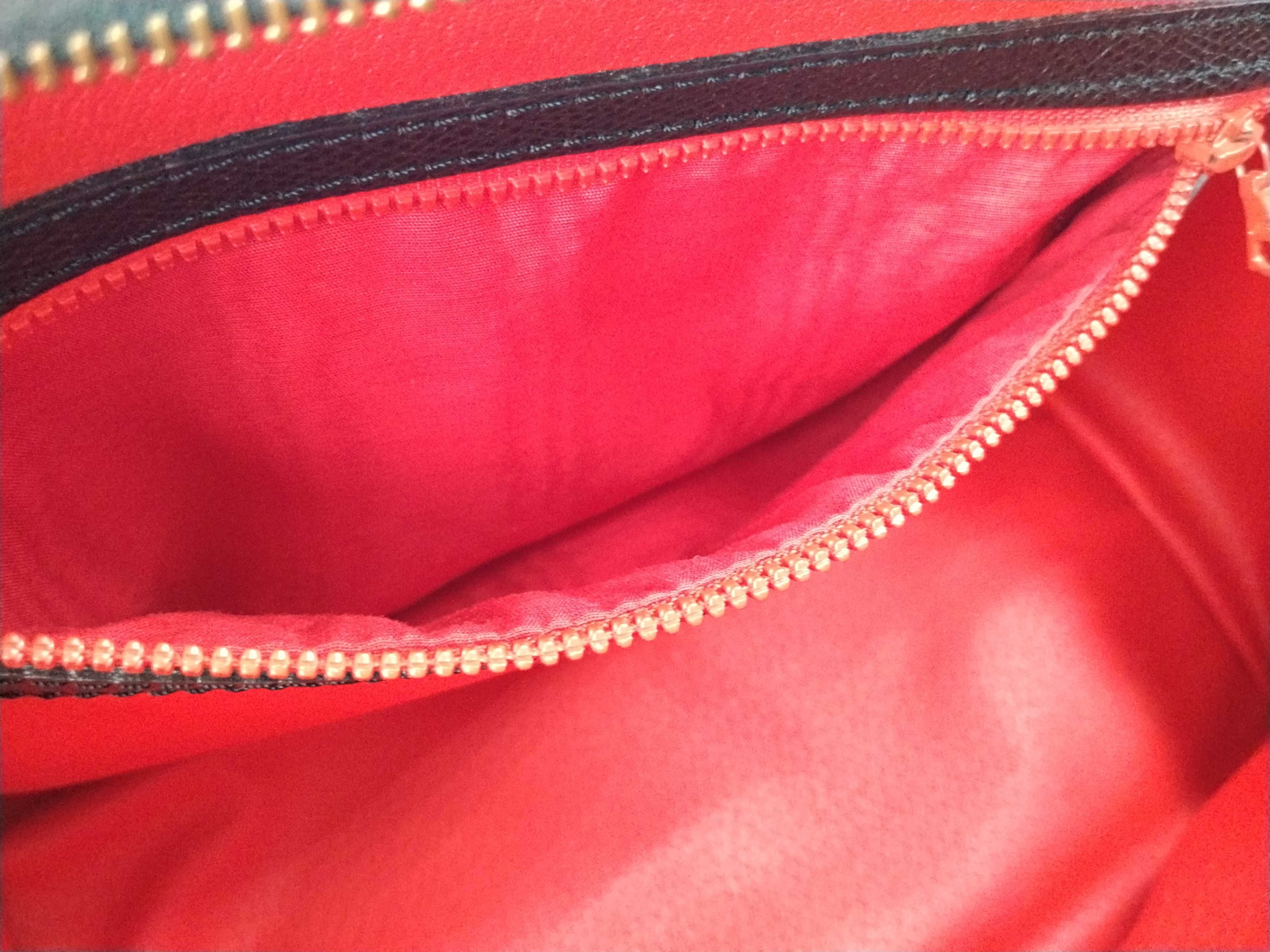 Small Boston Leather Bag, Black — view 12