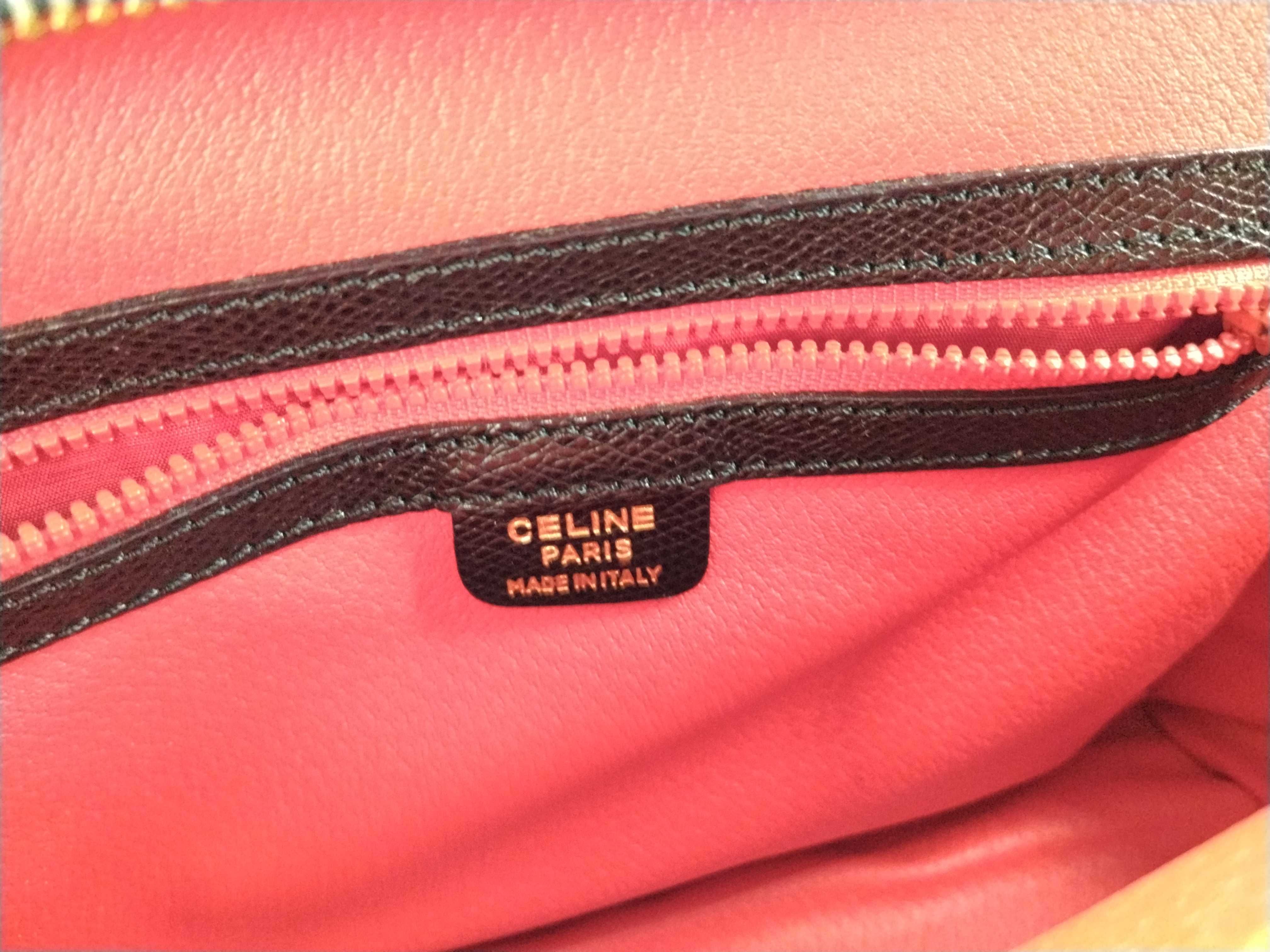 Small Boston Leather Bag, Black — view 13