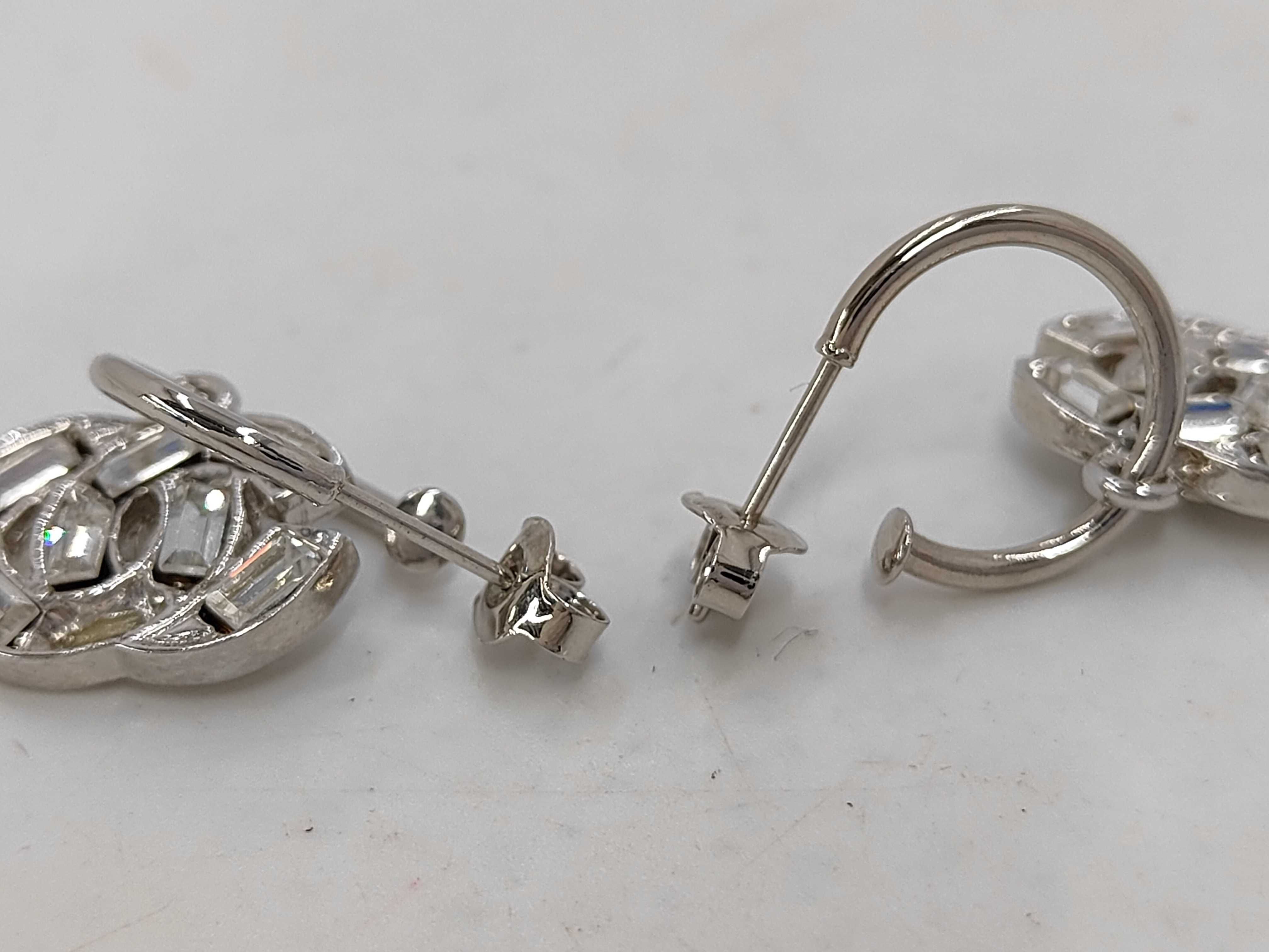 Rhinestone Earrings 01P — view 3