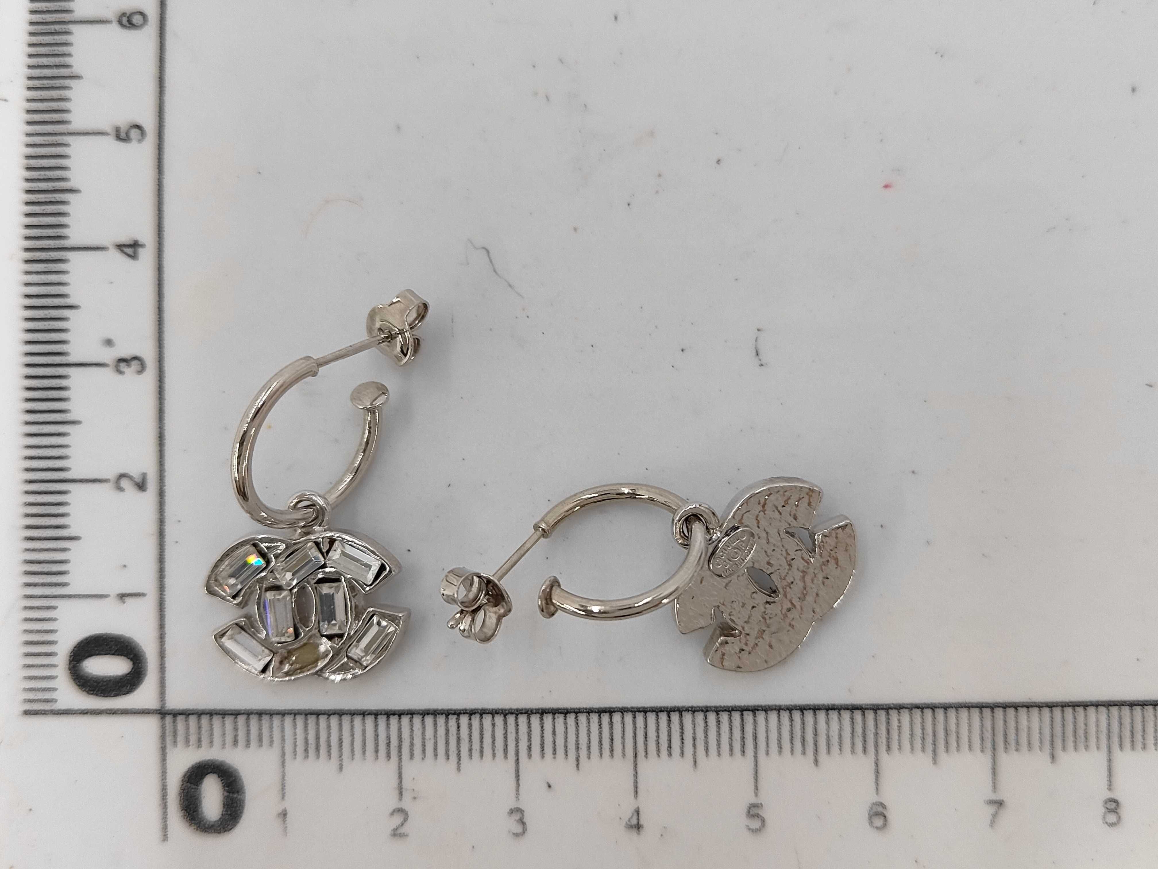 Rhinestone Earrings 01P — view 6