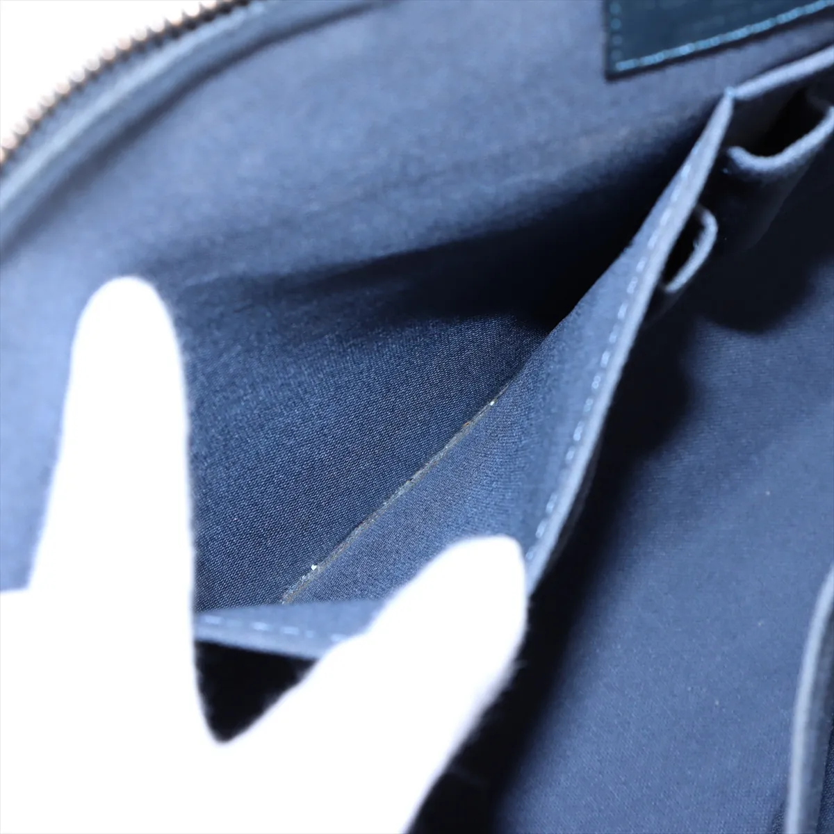 Damier Infini Porte de Cumandour N41327 CA3164 Navy — view 9