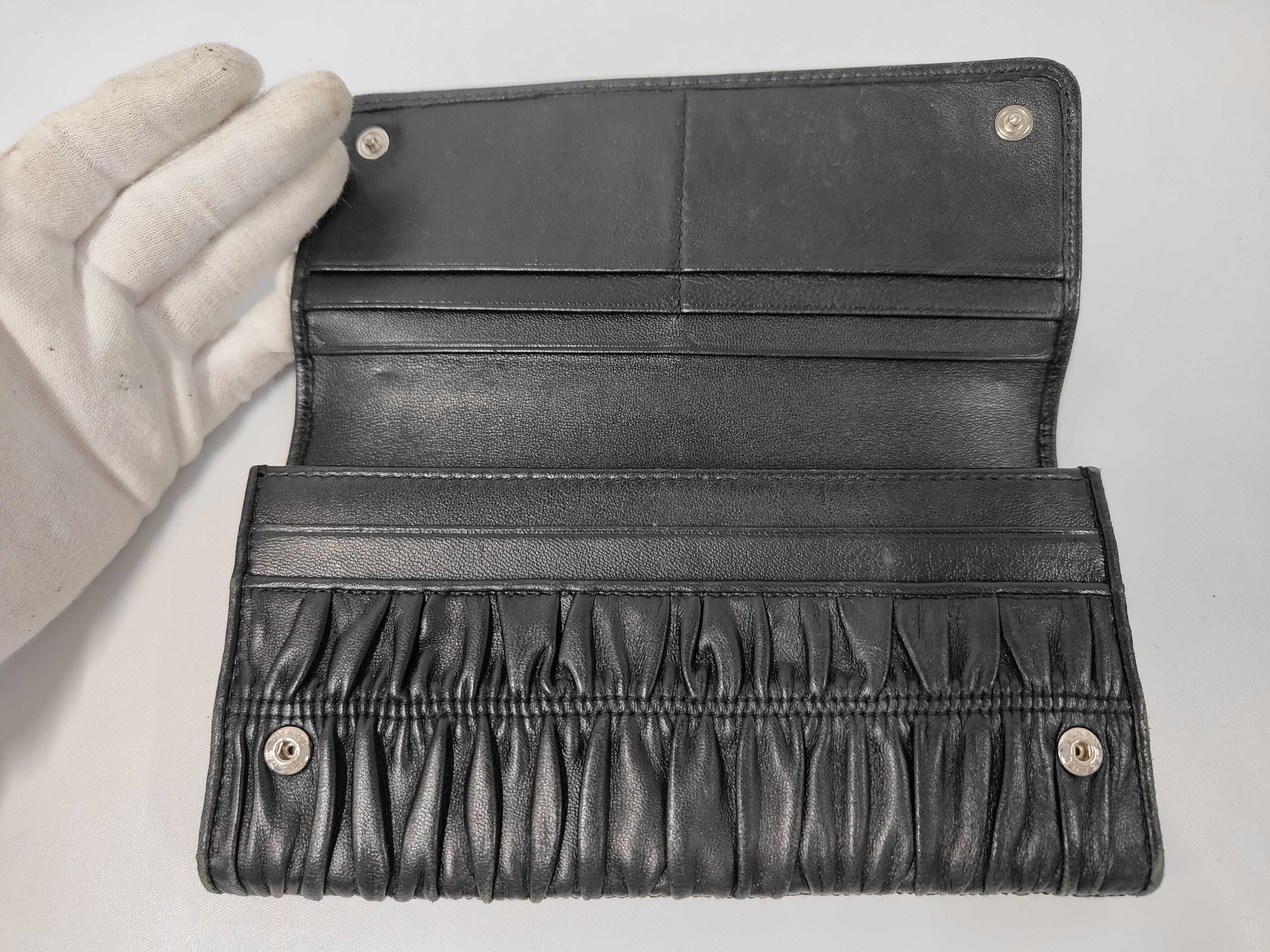 Long Wallet Leather Black Wallet — view 7