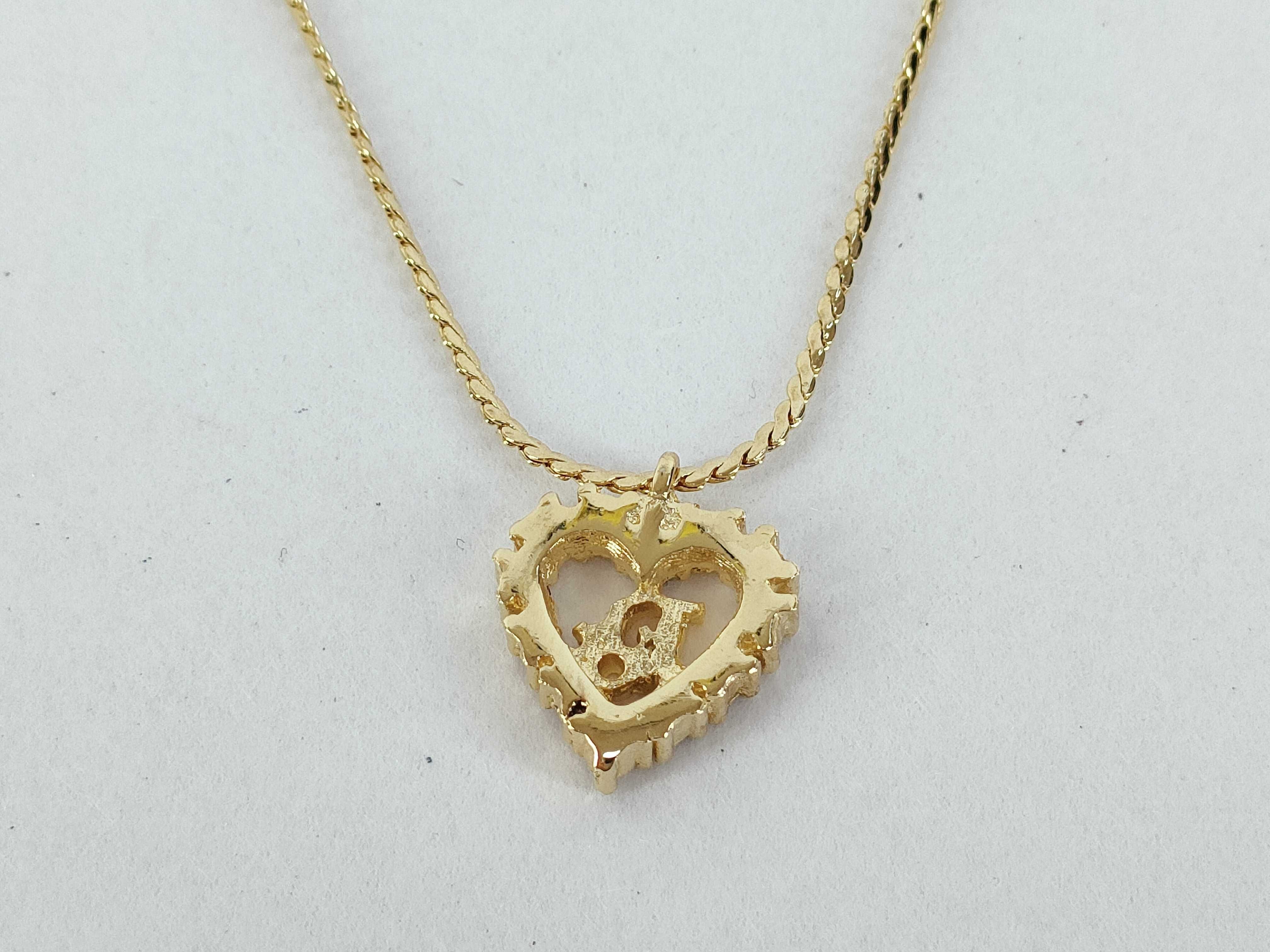 Trotter Rhinestone Heart Necklace — view 2