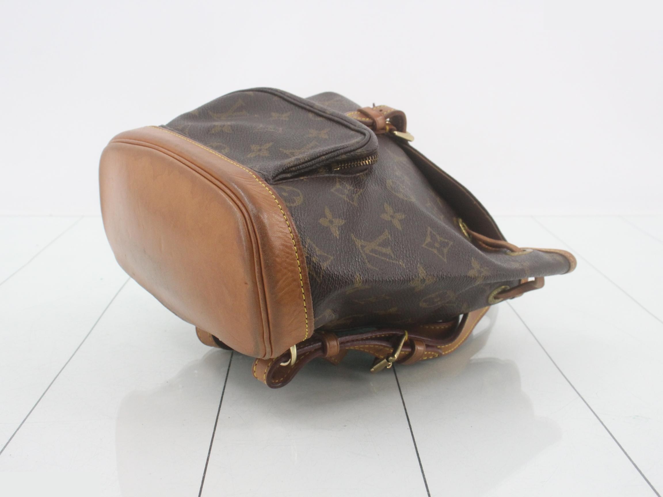 Monogram Backpack Mini Montsouris — view 6