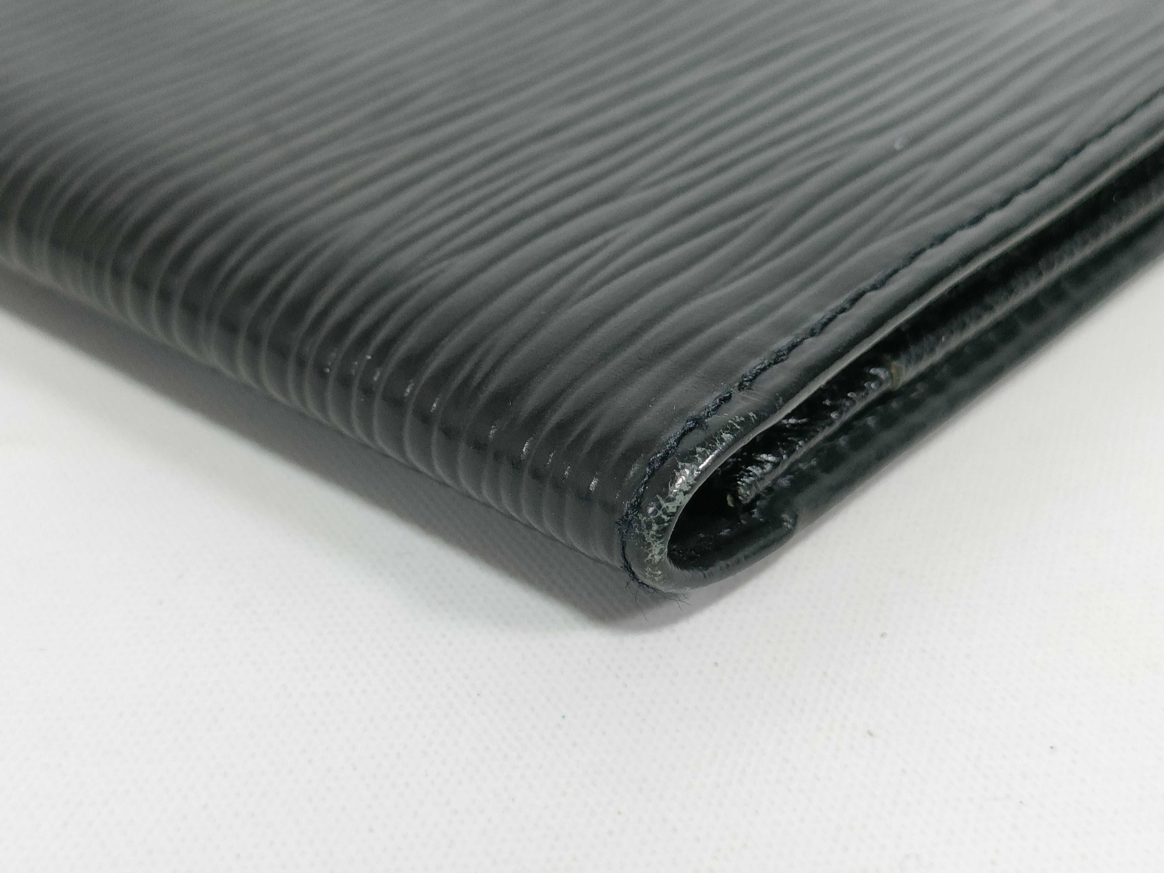 Epi Porte Cartes Credit Long Wallet Noir — view 4