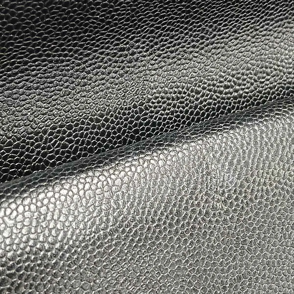 Large Matelassé 30 Caviar Skin Double Flap Double Chain Bag, Black with Gold Hardware, 19643429, Serial Number 19-series, A58600 — view 15