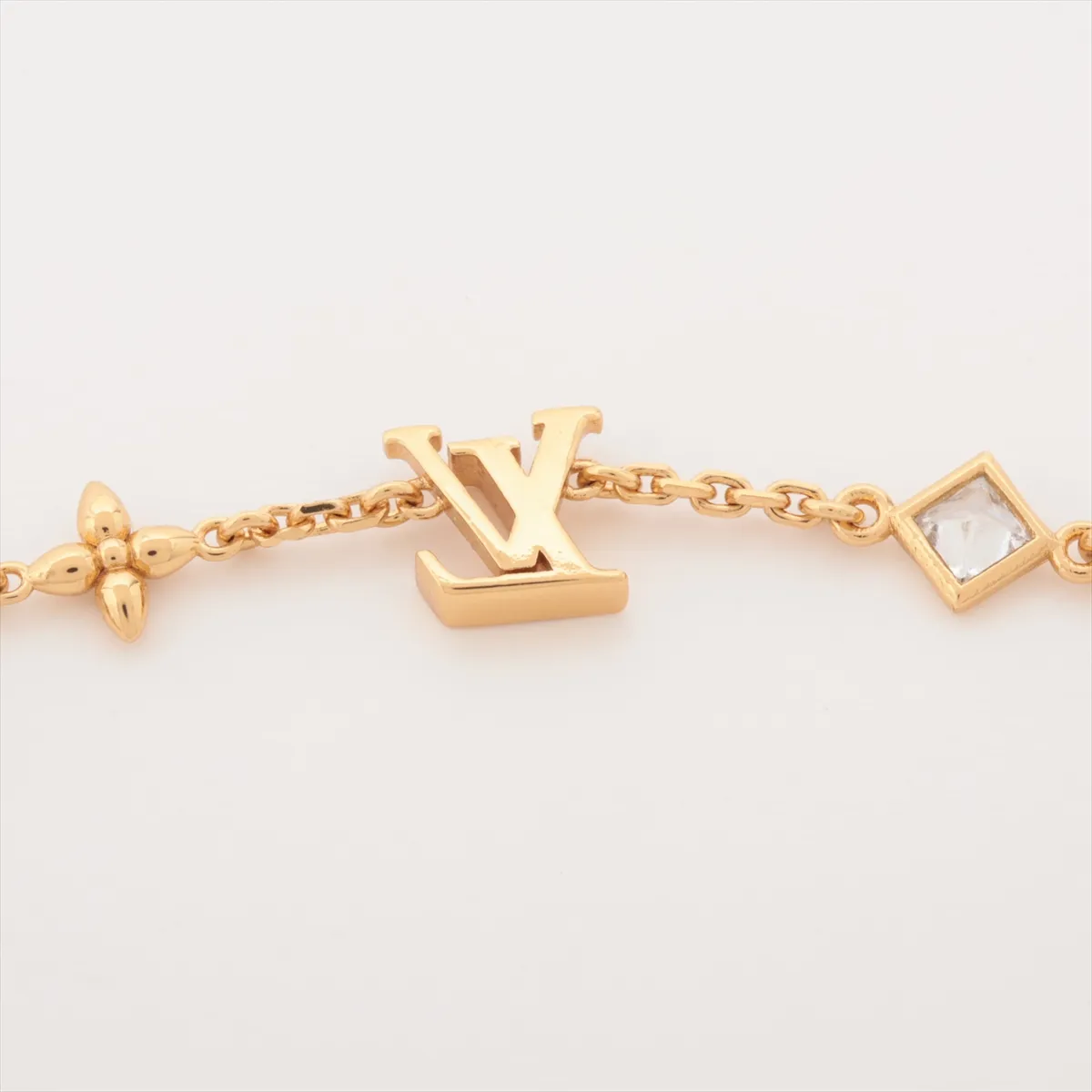M1040A bracelet, LV In the Sky VA4213 bracelet, GP x rhinestone, gold, — view 3
