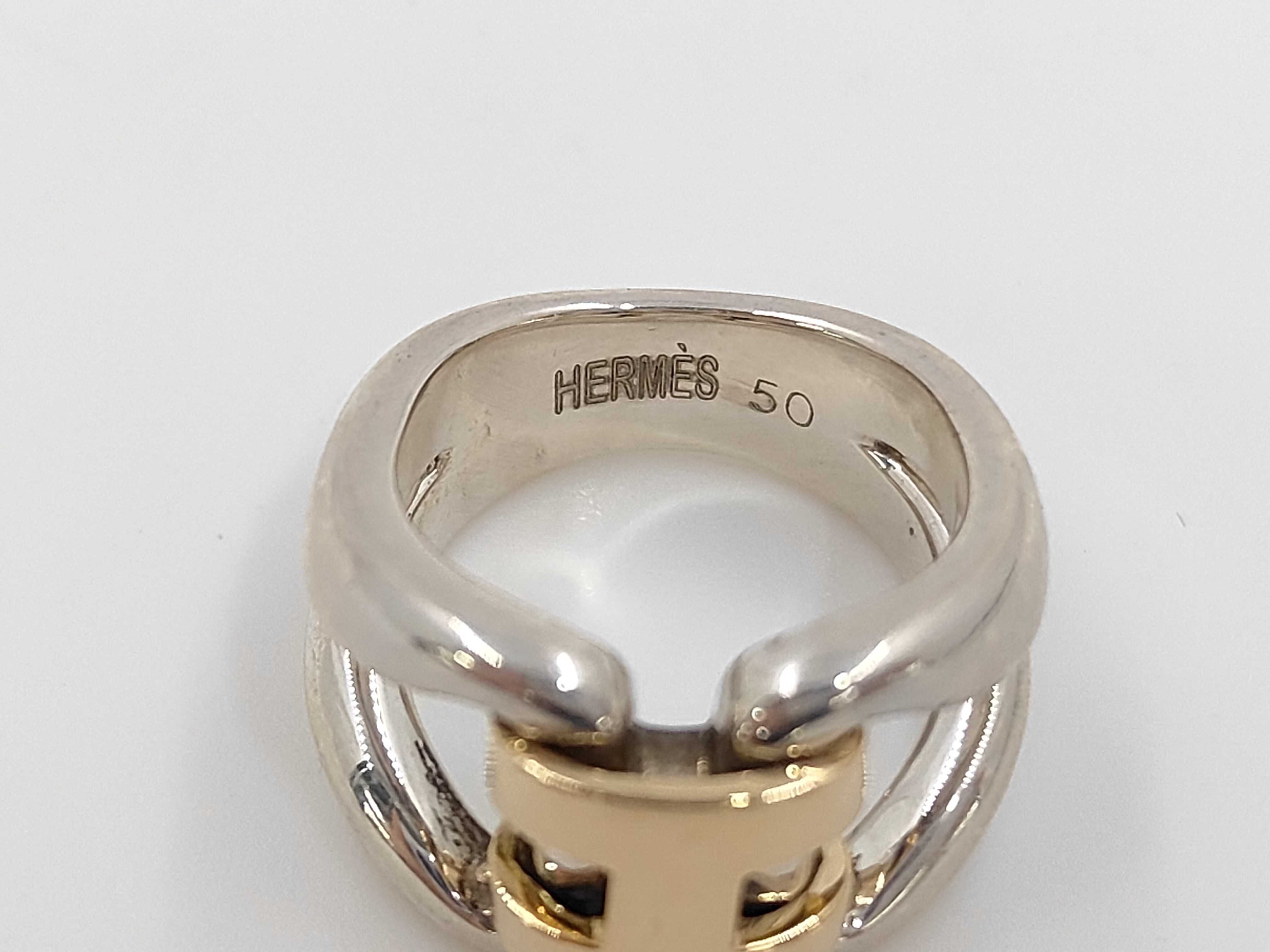 History #50 Combination Ring, 925/750 Sterling Silver, 11.3g — view 4