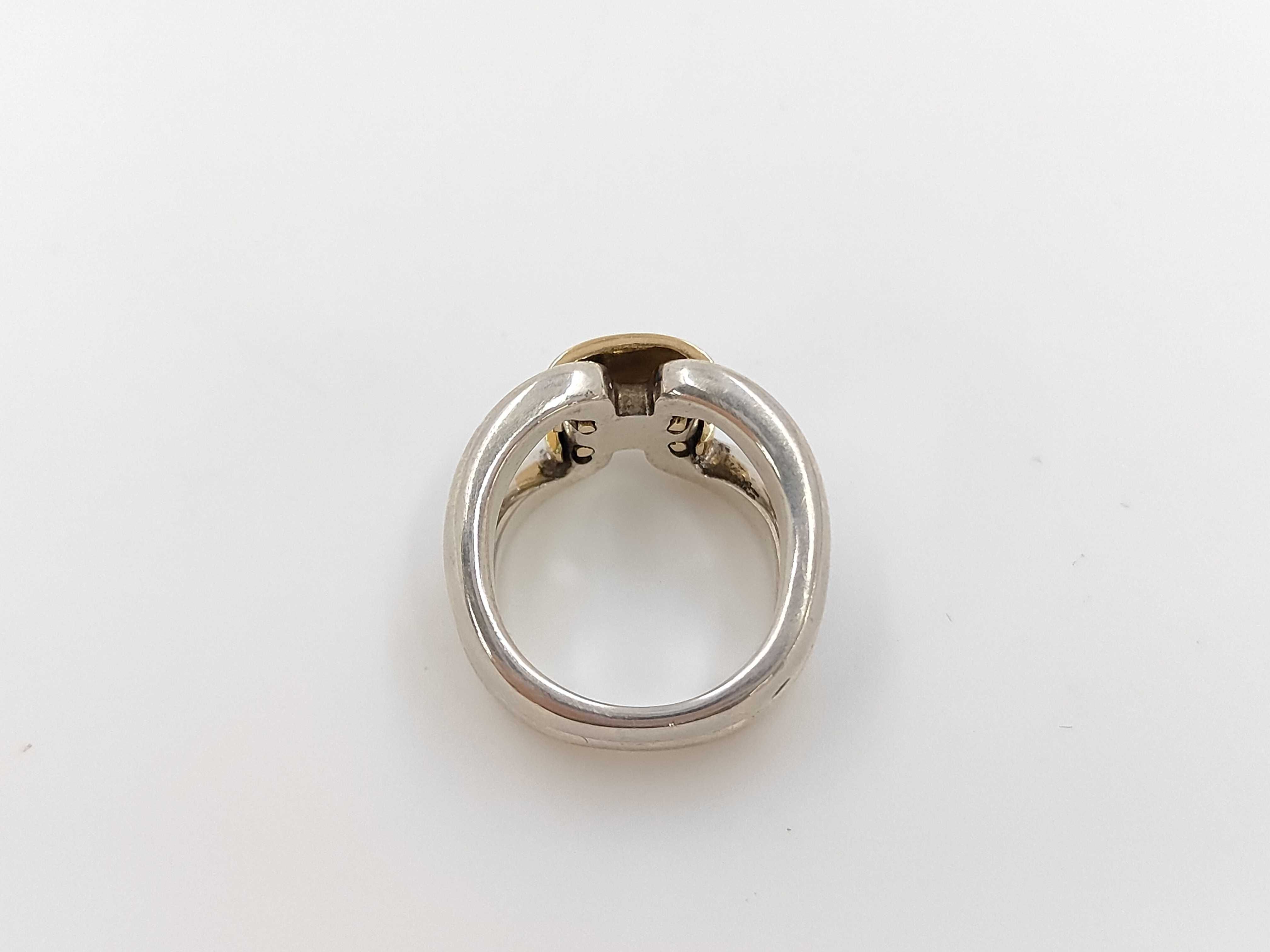 History #50 Combination Ring, 925/750 Sterling Silver, 11.3g — view 5