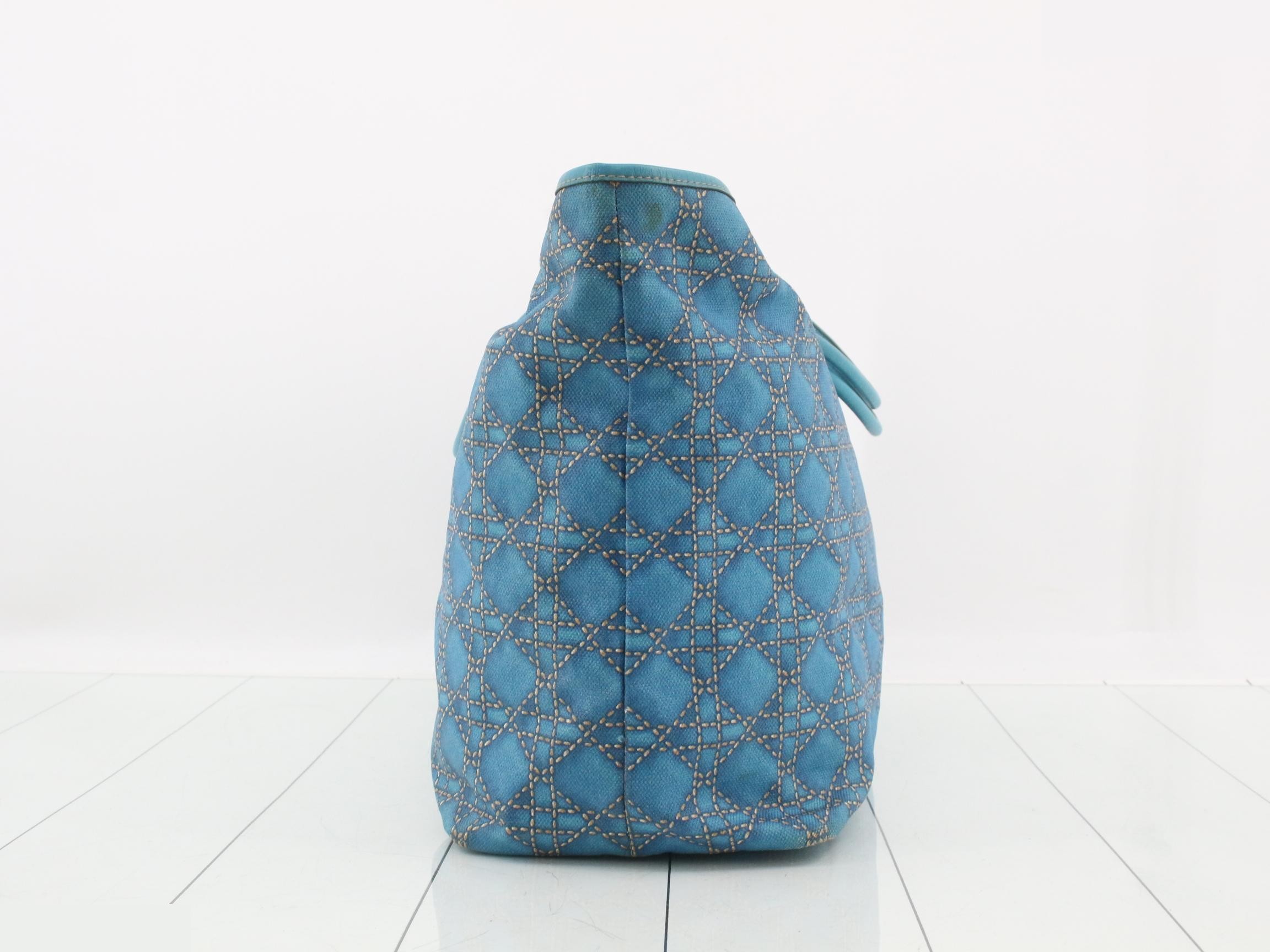 Cannage Print Canvas Tote Bag — view 4