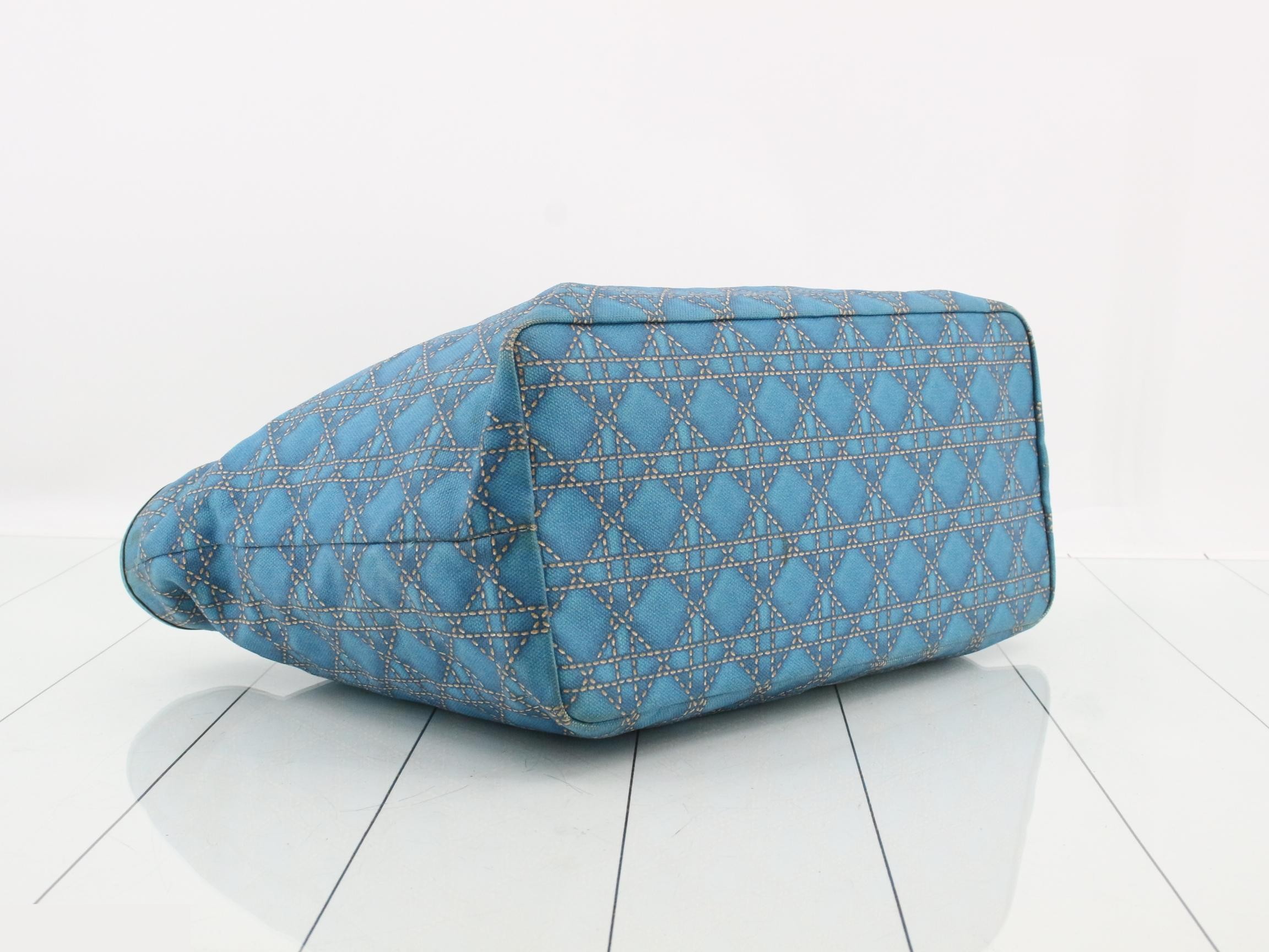 Cannage Print Canvas Tote Bag — view 5