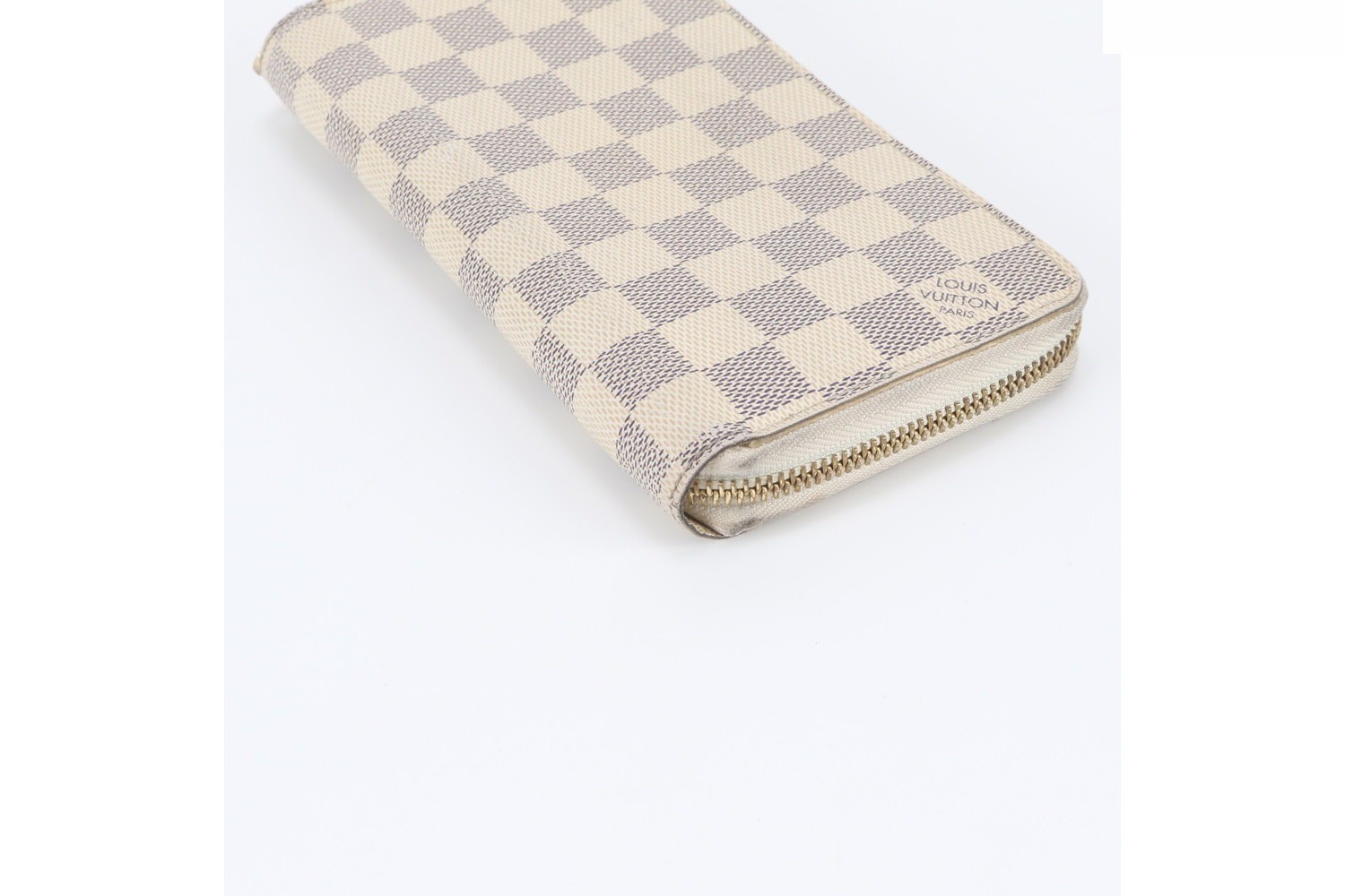 Damier Azur Zippy Wallet N41660 Leather Long Wallet — view 4