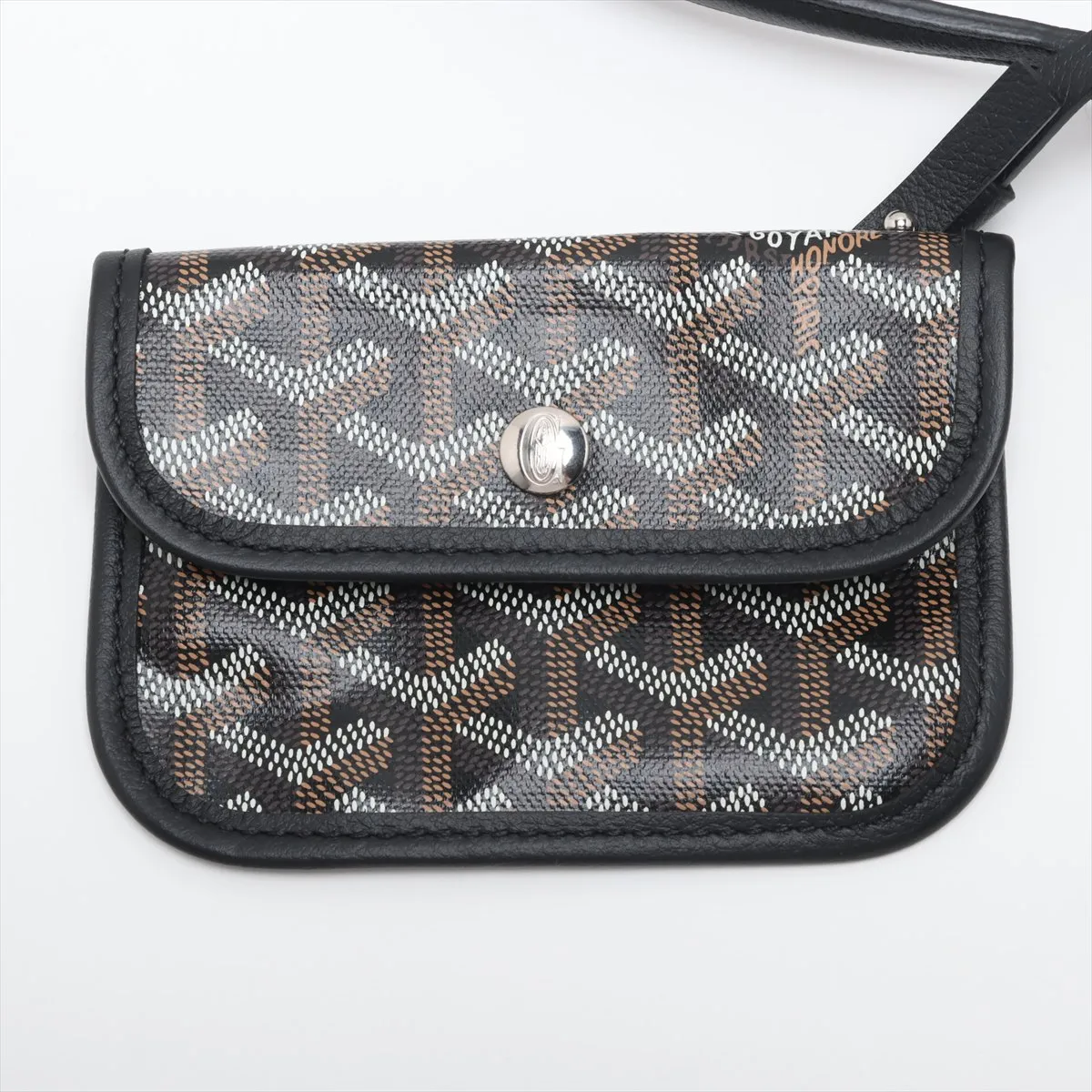 Bohème PVC x Leather Shoulder Bag, Black — view 10