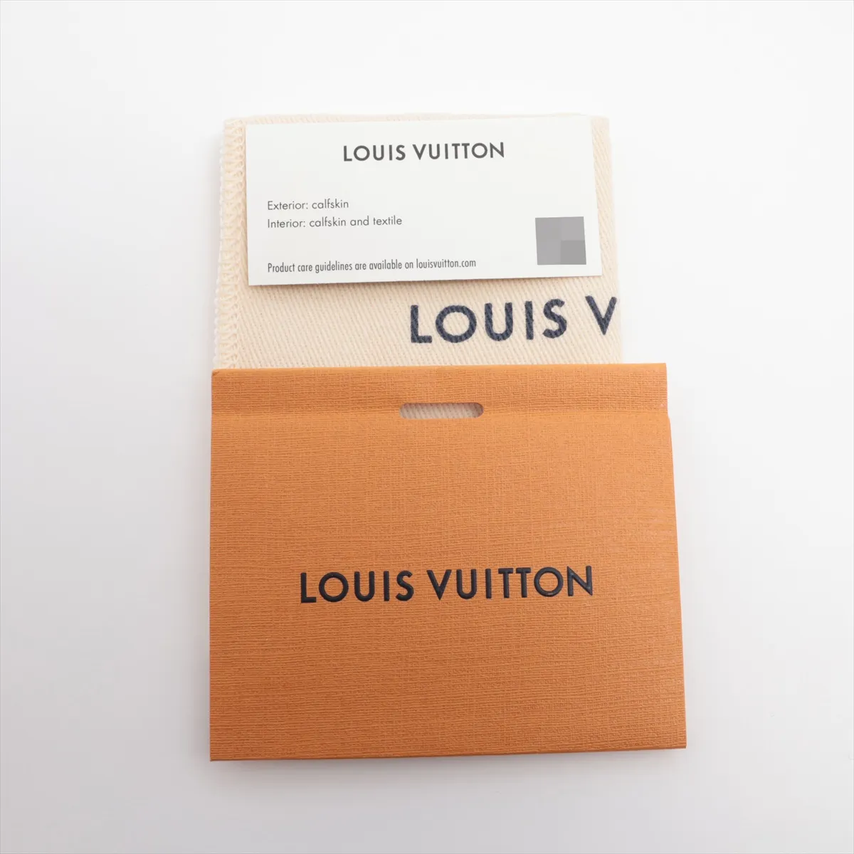 Taurillon Portefeuille Lock Mini M81348 (Serial Number Unknown) Blue Compact Wallet — view 10