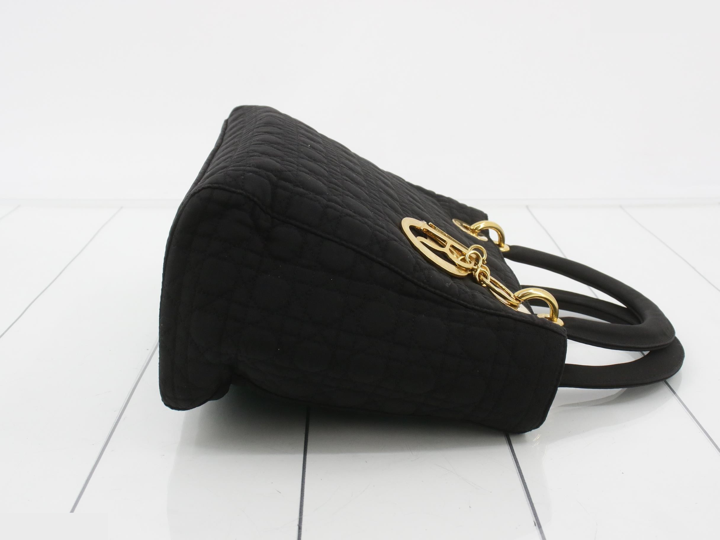 Lady Dior Nylon Handbag — view 3