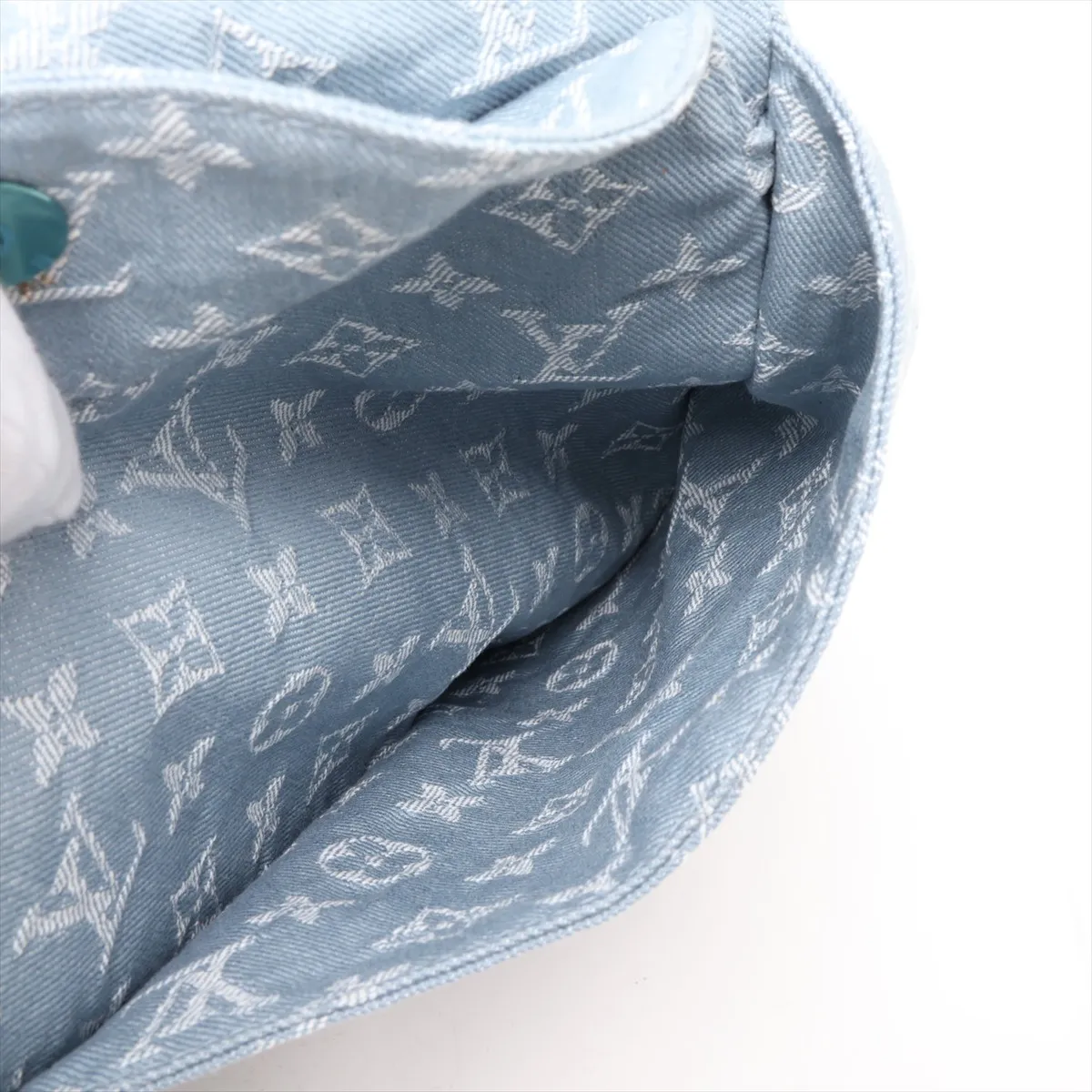 Monogram Denim Daily GM M40492 FO2101 Blue — view 11