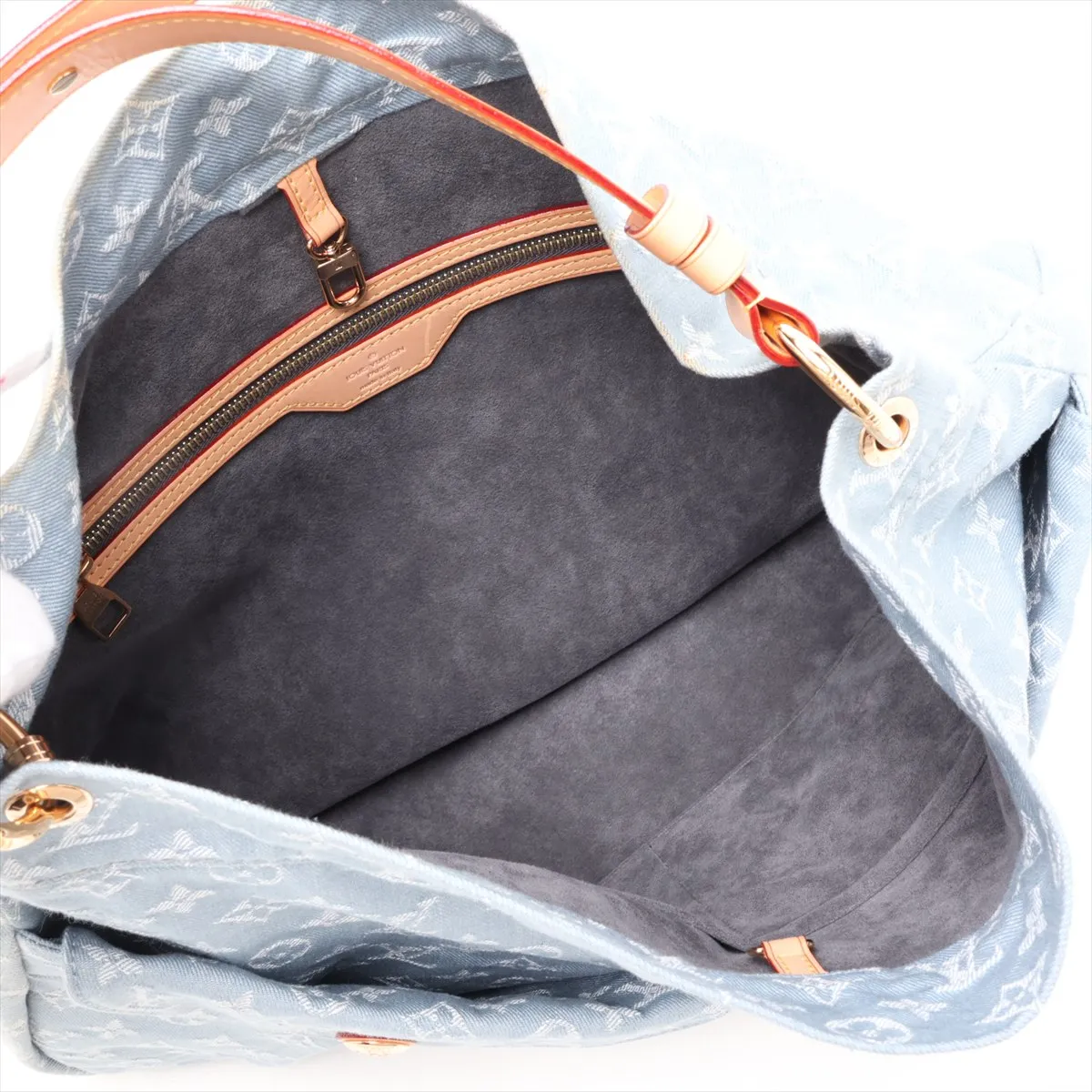 Monogram Denim Daily GM M40492 FO2101 Blue — view 7