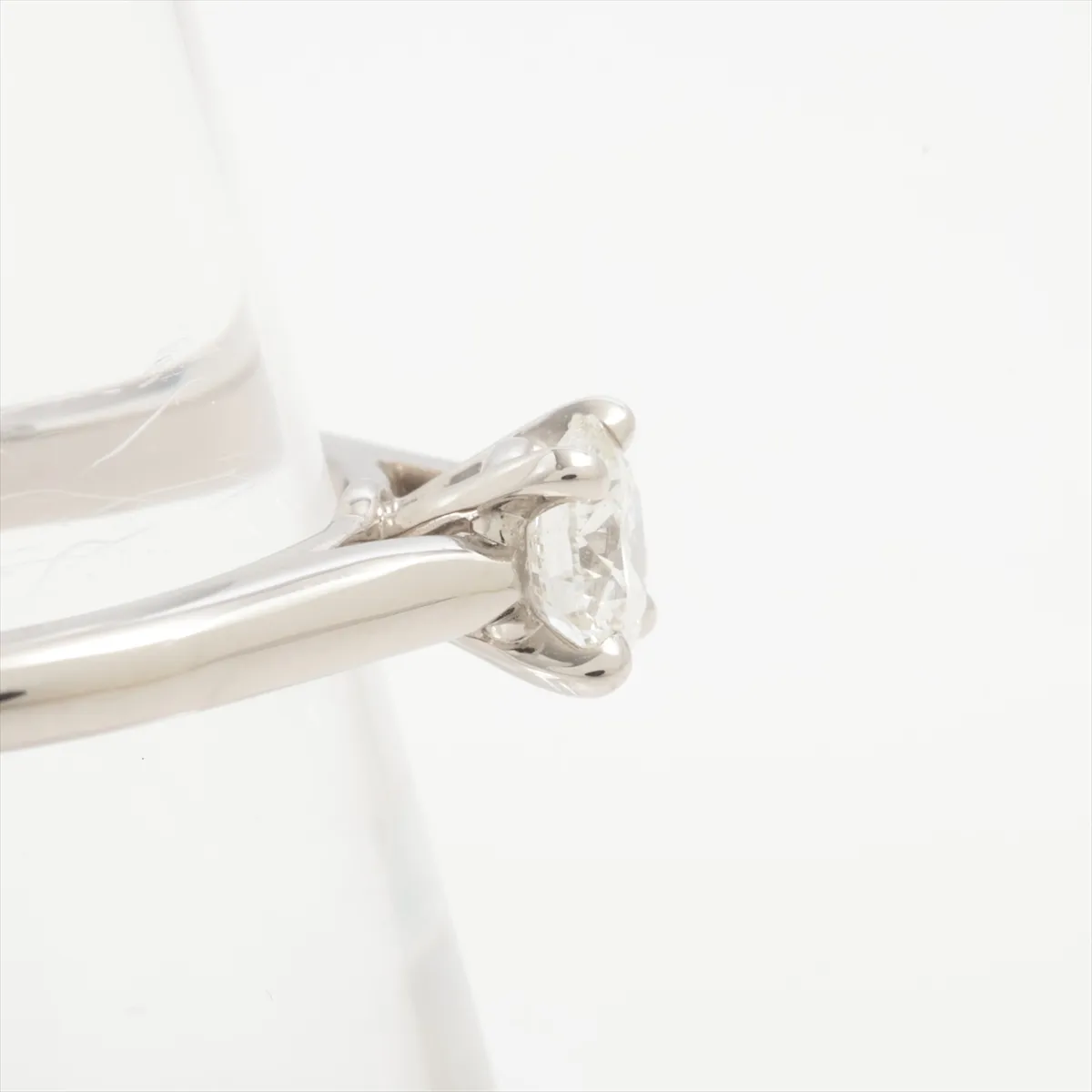 Solitaire 1895 Diamond Ring, Pt950, 4.8g, 0.51 diamonds per inch, size 53, WOW609, GIA No.2467626151 — view 6