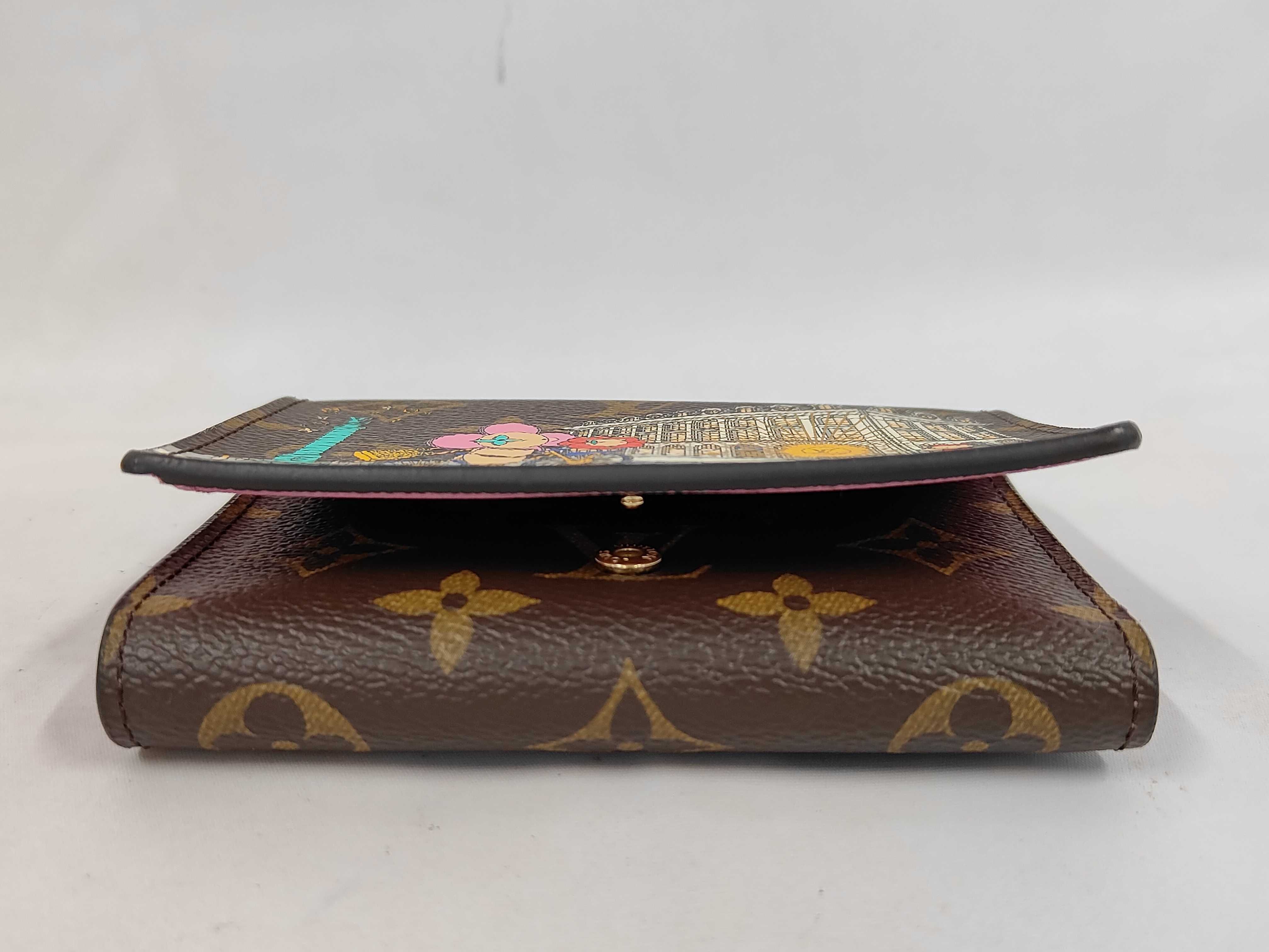 Monogram Portefeuille Victorine Tri-fold Wallet Vivienne M81638 RFID detected — view 4