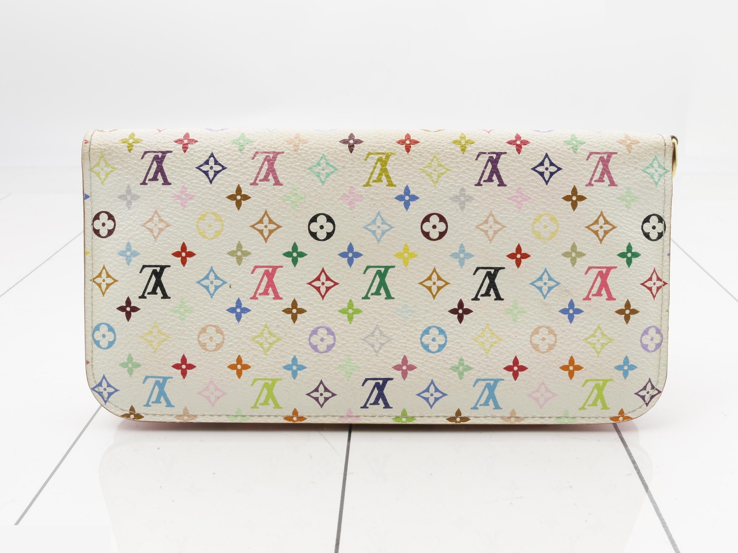 Monogram Multicolor Portefeuille Insolite Blanc Bi-fold Long Wallet — view 2