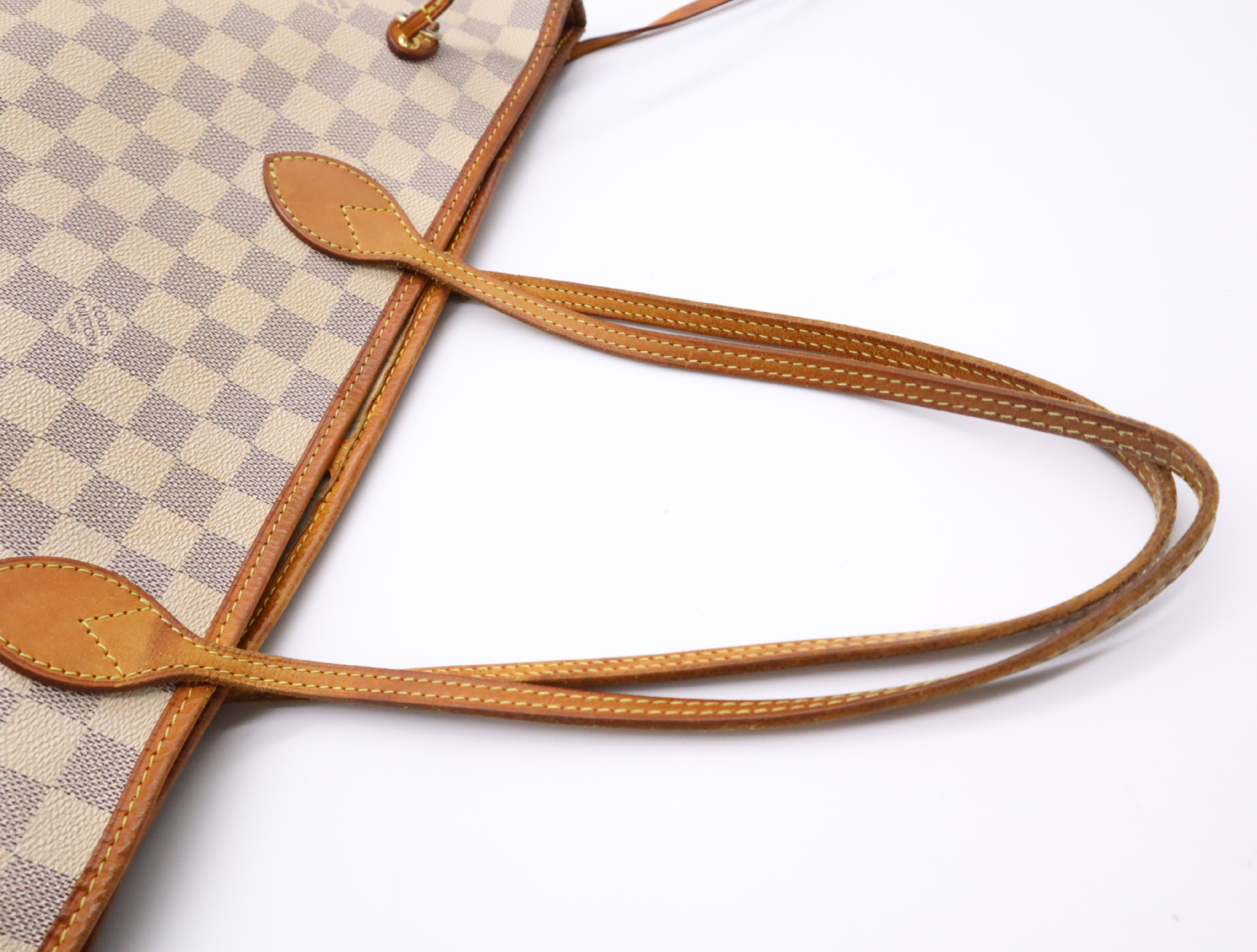 N51107 Azur Neverfull MM (Old Model) Tote Bag — view 12