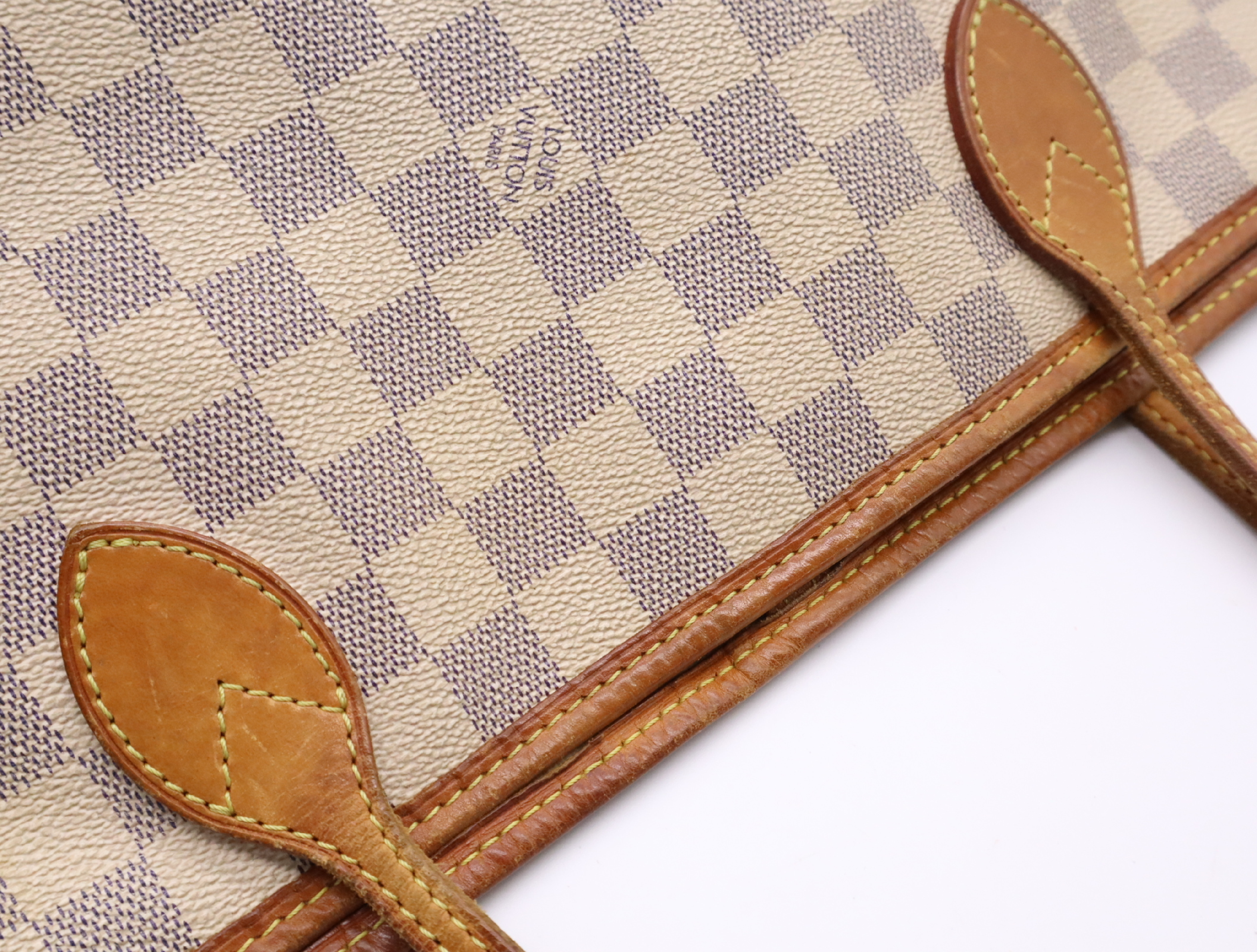 N51107 Azur Neverfull MM (Old Model) Tote Bag — view 14