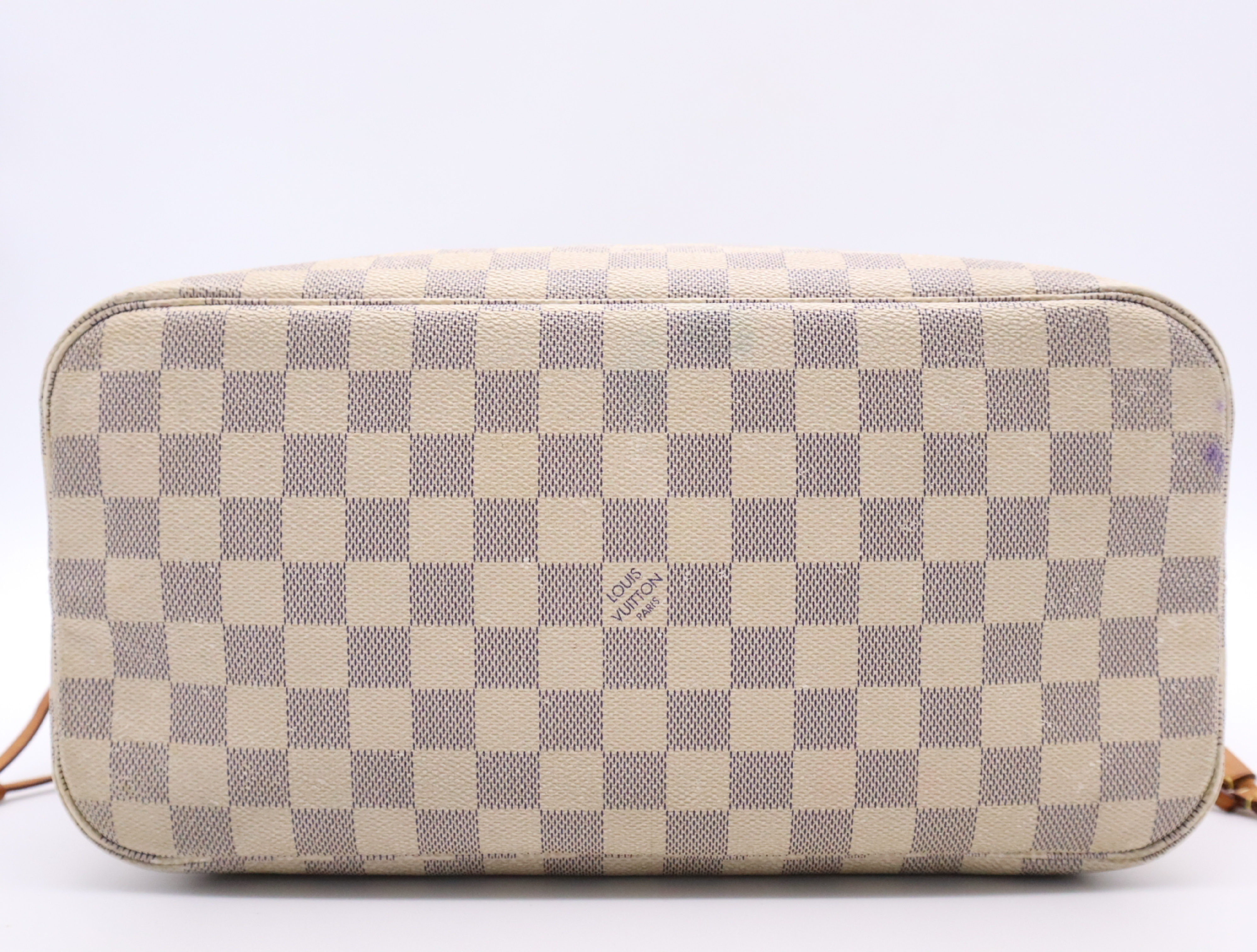 N51107 Azur Neverfull MM (Old Model) Tote Bag — view 4
