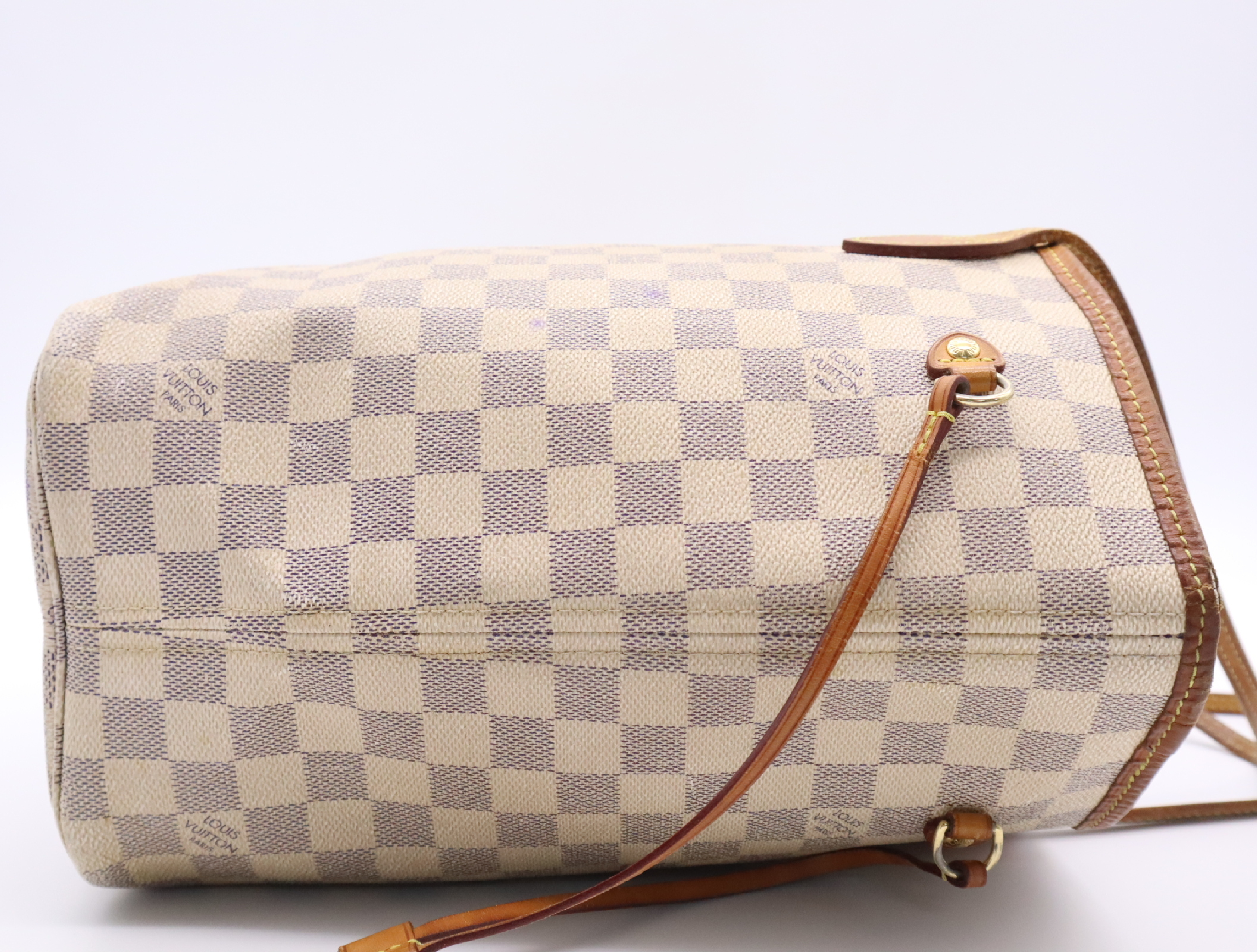 N51107 Azur Neverfull MM (Old Model) Tote Bag — view 5